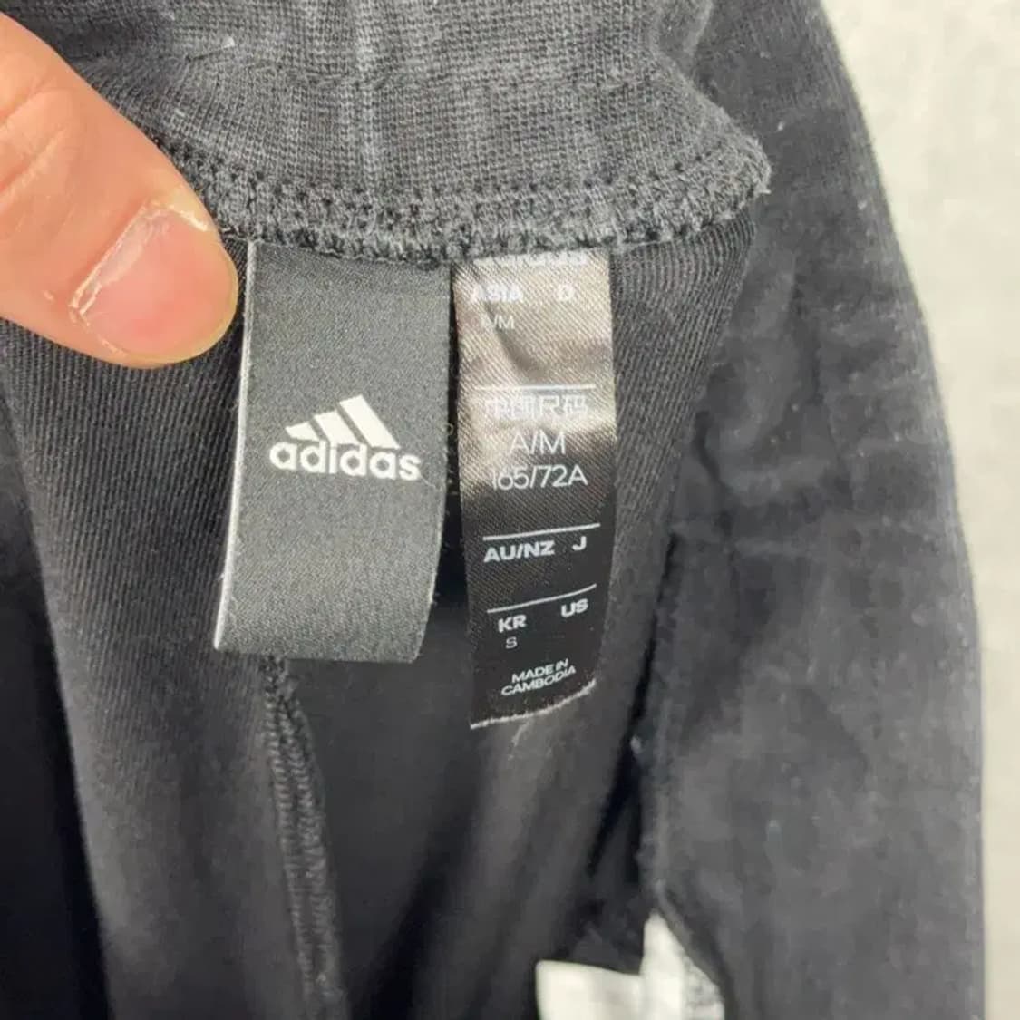 아디다스 블랙 캐주얼 트레이닝 팬츠 S 상품이미지5