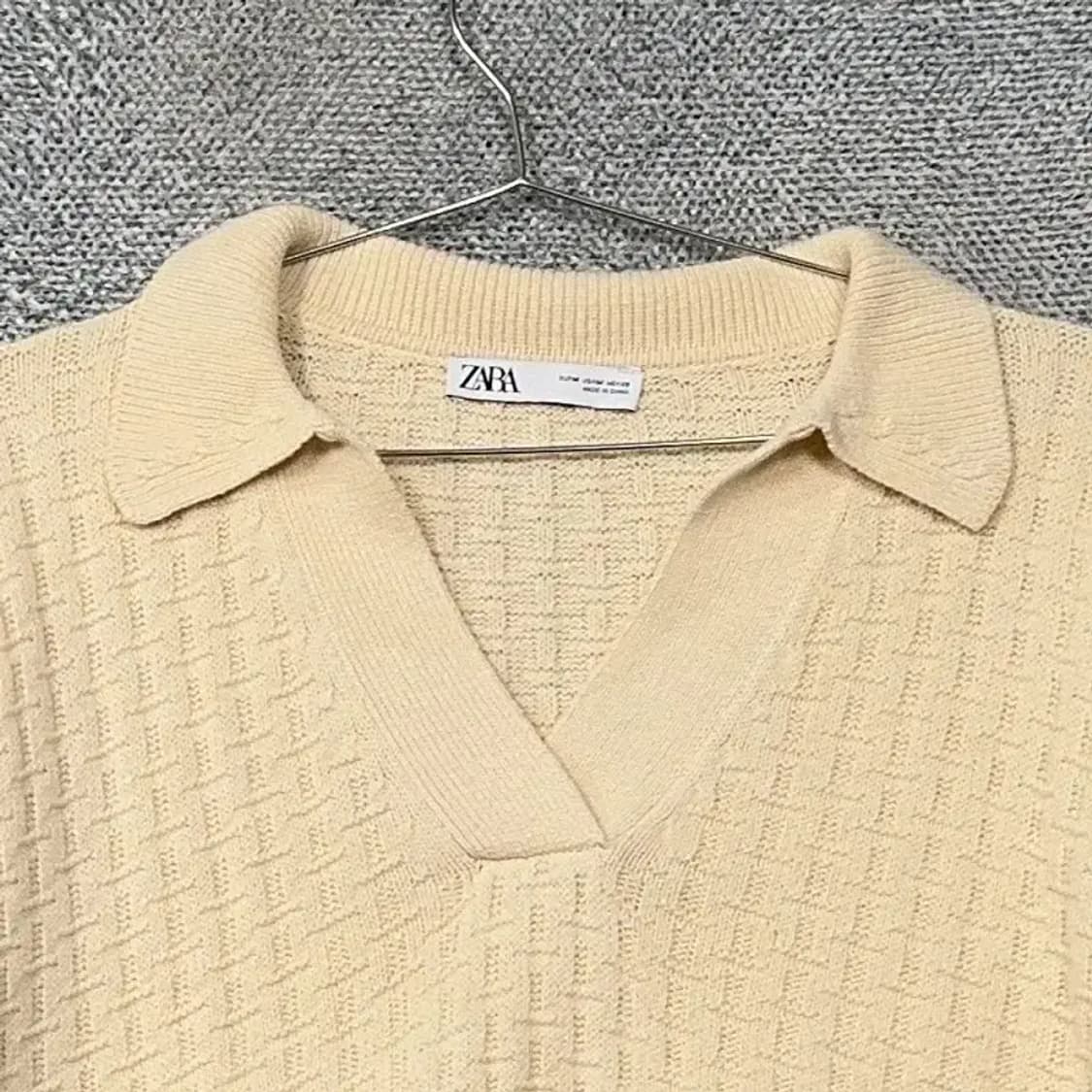 자라 베이지 니트 조끼 베스트 M 상품이미지5