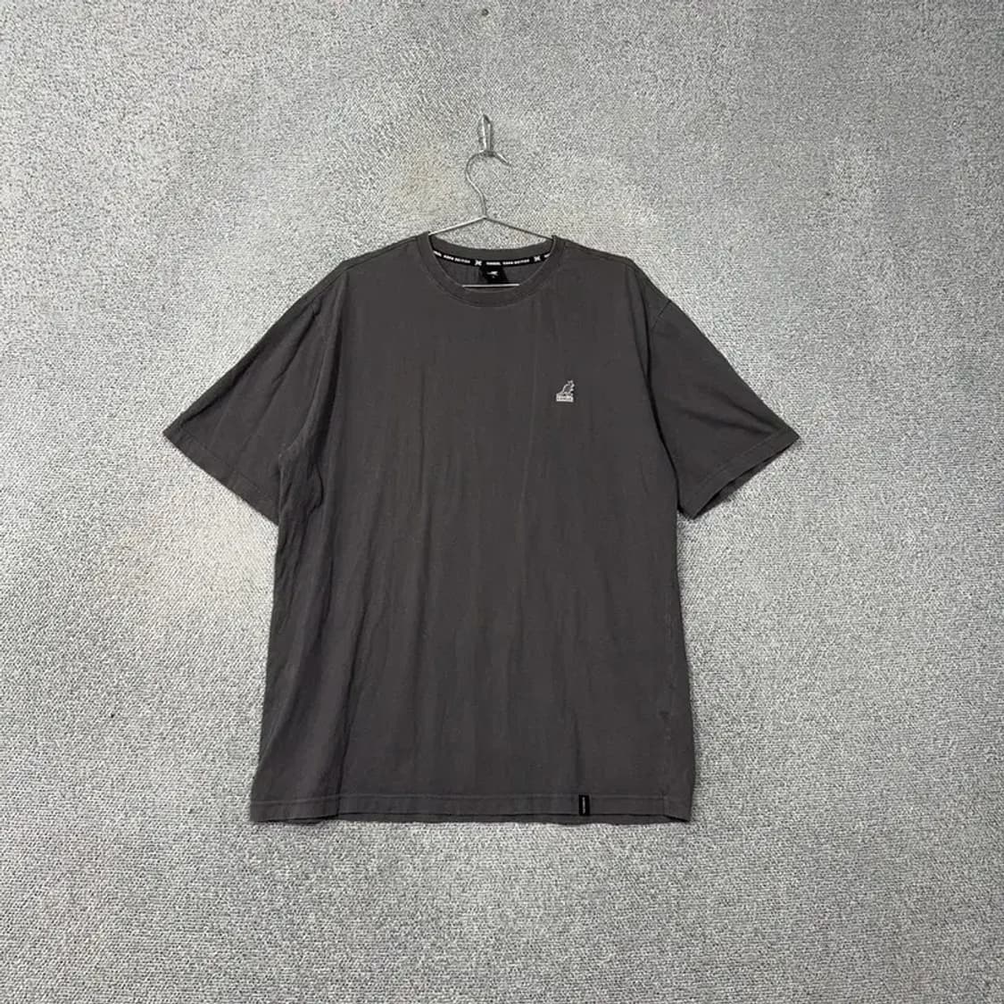 캉골 그레이 심플 로고 남성 반팔 티 XL 상품이미지1