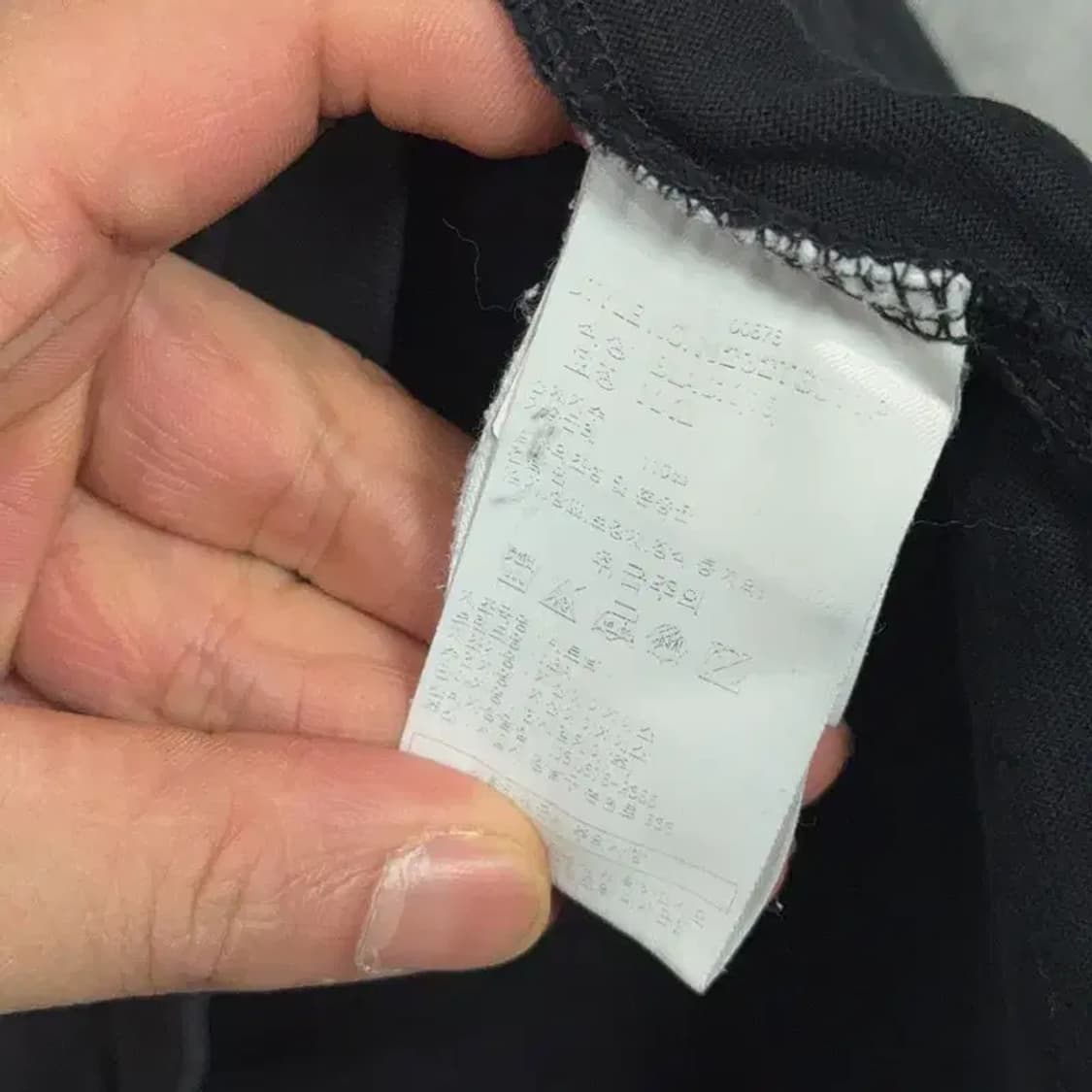 NBA 심플 로고 블랙 오버핏 반팔티 XXL 상품이미지4