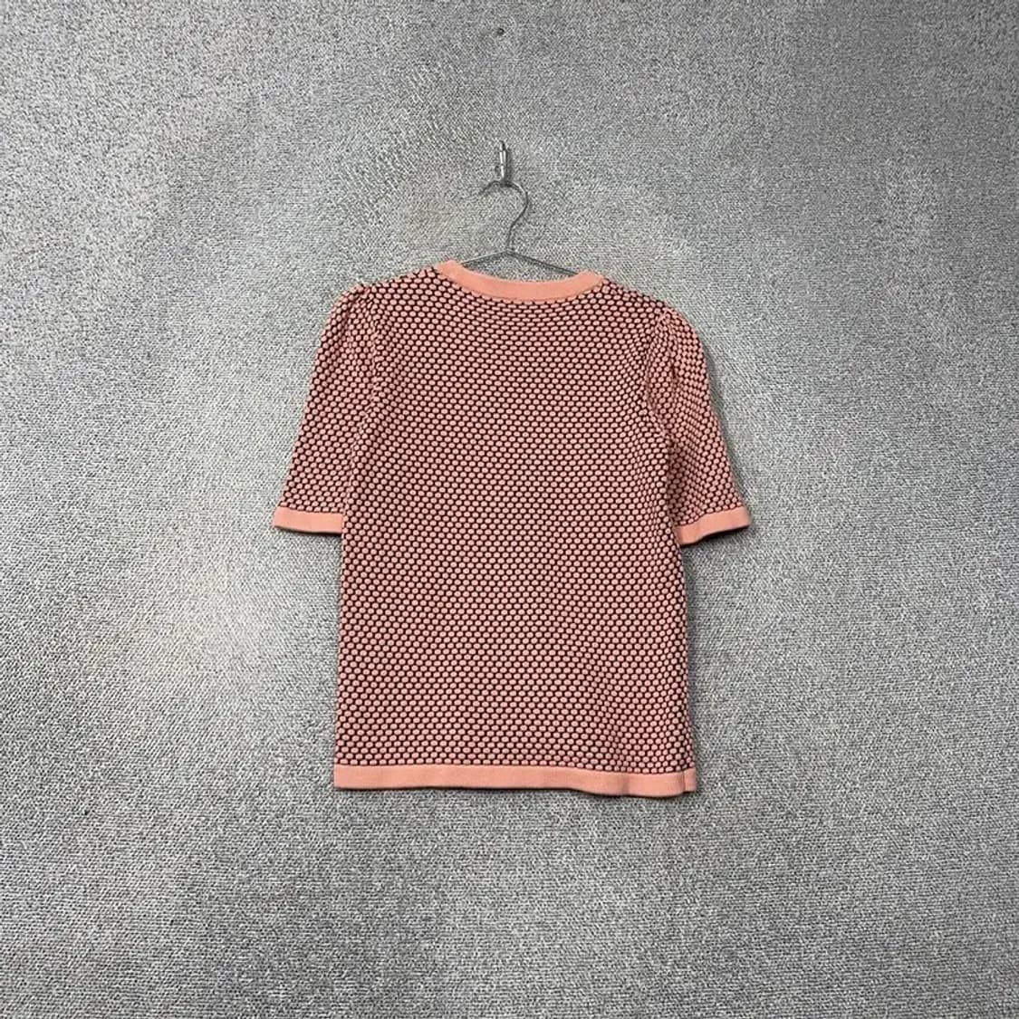 코스 여성 클래식 라이트 핑크 니트 반팔 티 M 상품이미지2