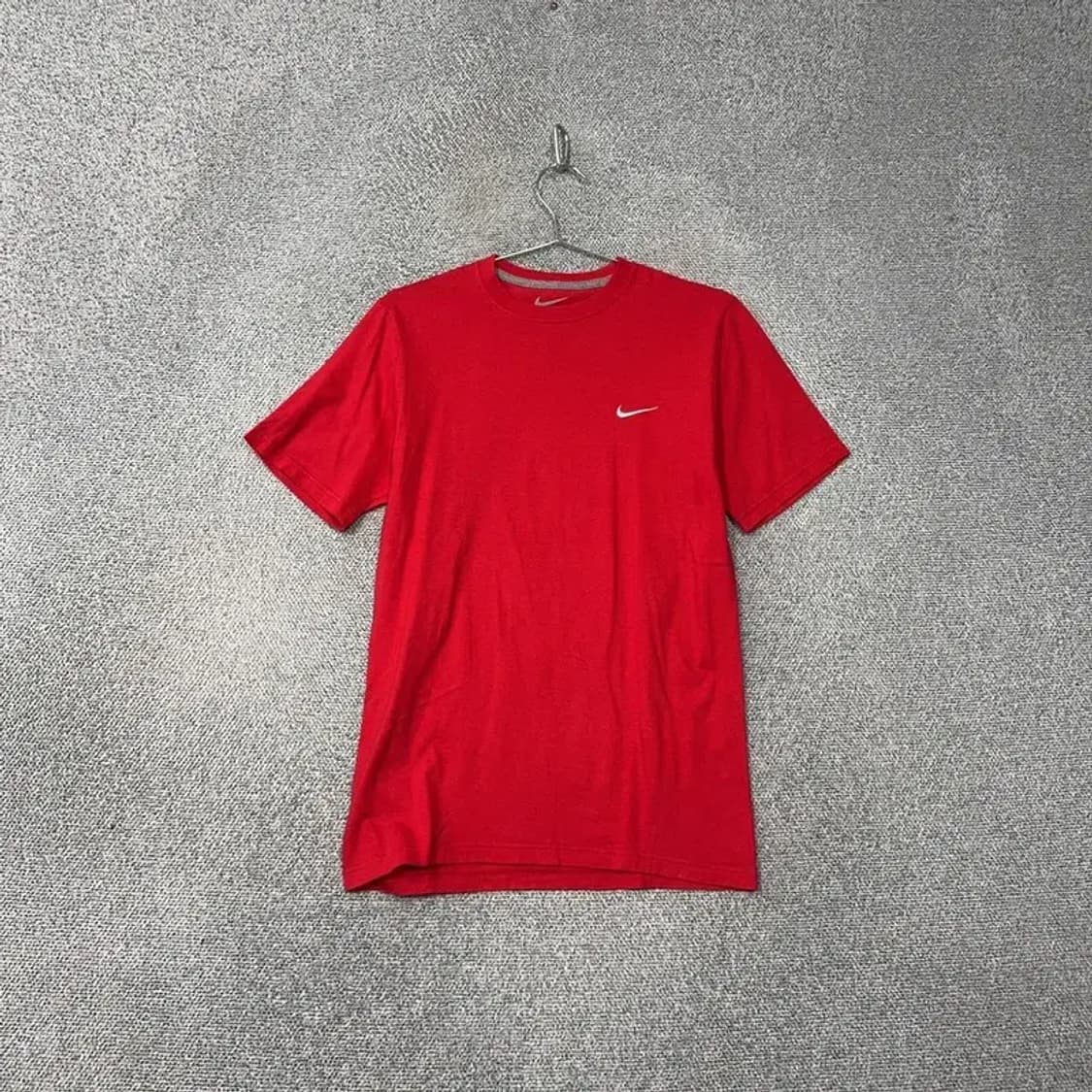 나이키 레드 로고 남성 코튼 반팔티 S 상품이미지1
