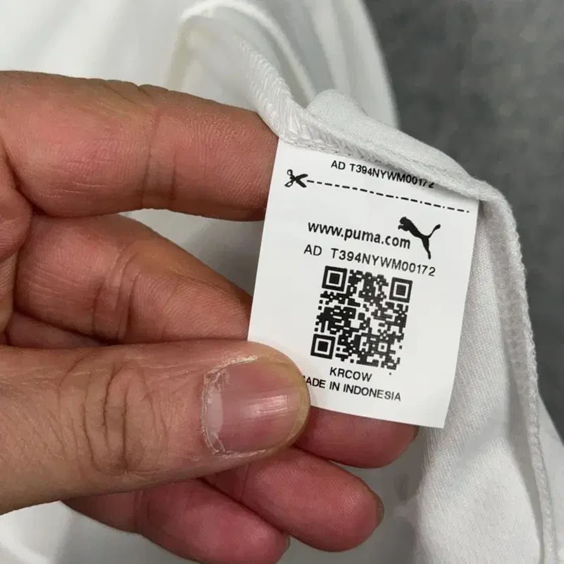 푸마 화이트 로고 남성 운동 기능성 반팔 티 3XL(115) 상품이미지4