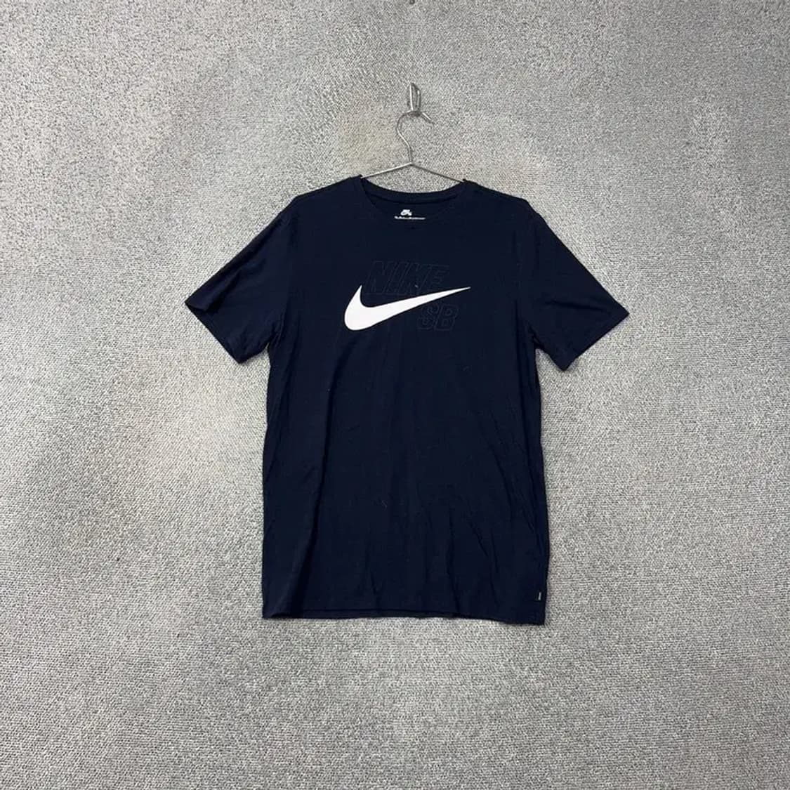 나이키 빅스우시 로고 프린팅 네이비 반팔 티 L 상품이미지1