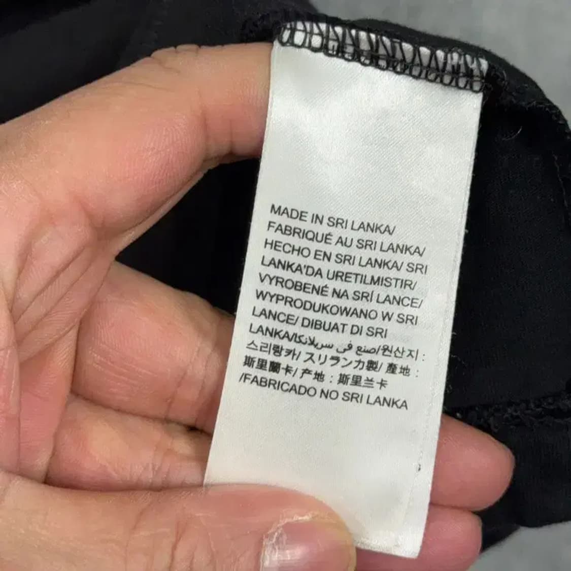 캘빈클라인 로고 박스 프린팅 블랙 반팔 티 L/G 상품이미지4