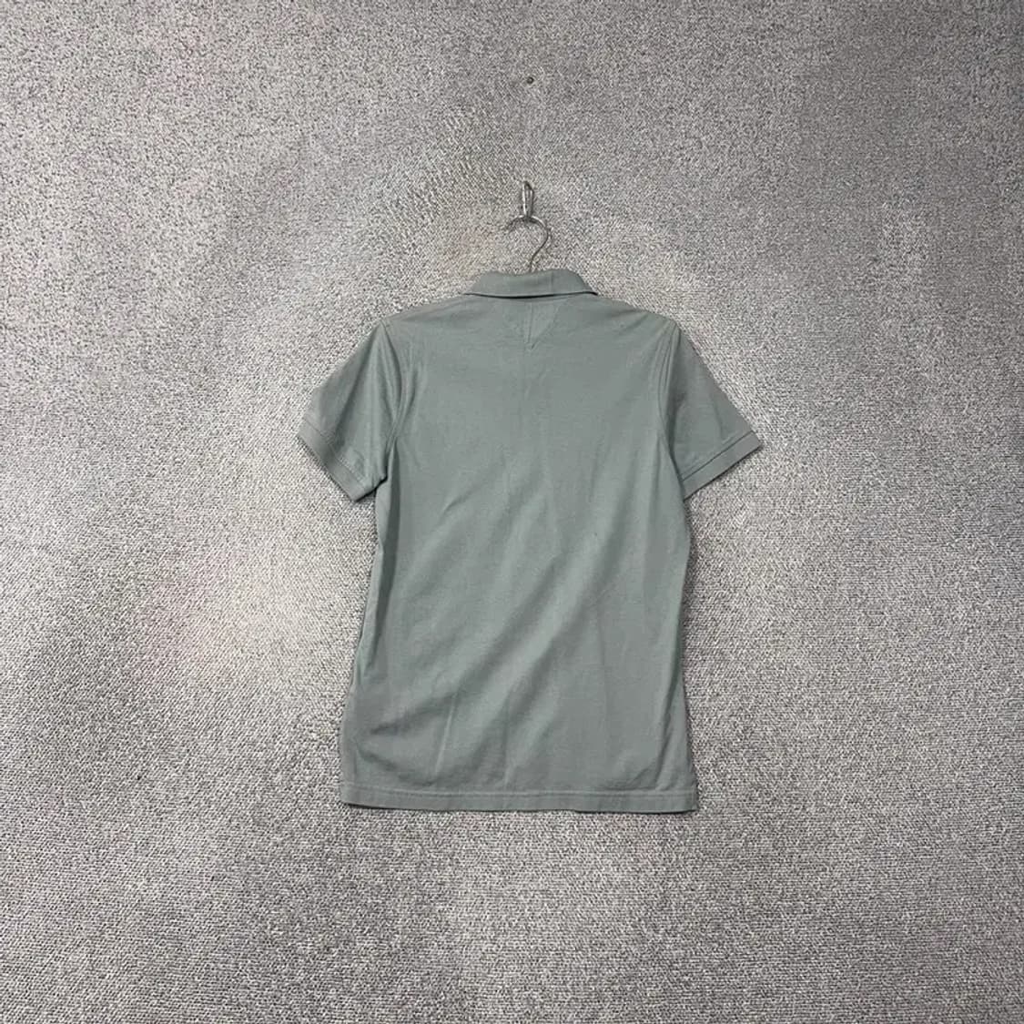 타미힐피거 라이트 그레이 남성 캐주얼 반팔 카라티 XS 상품이미지2