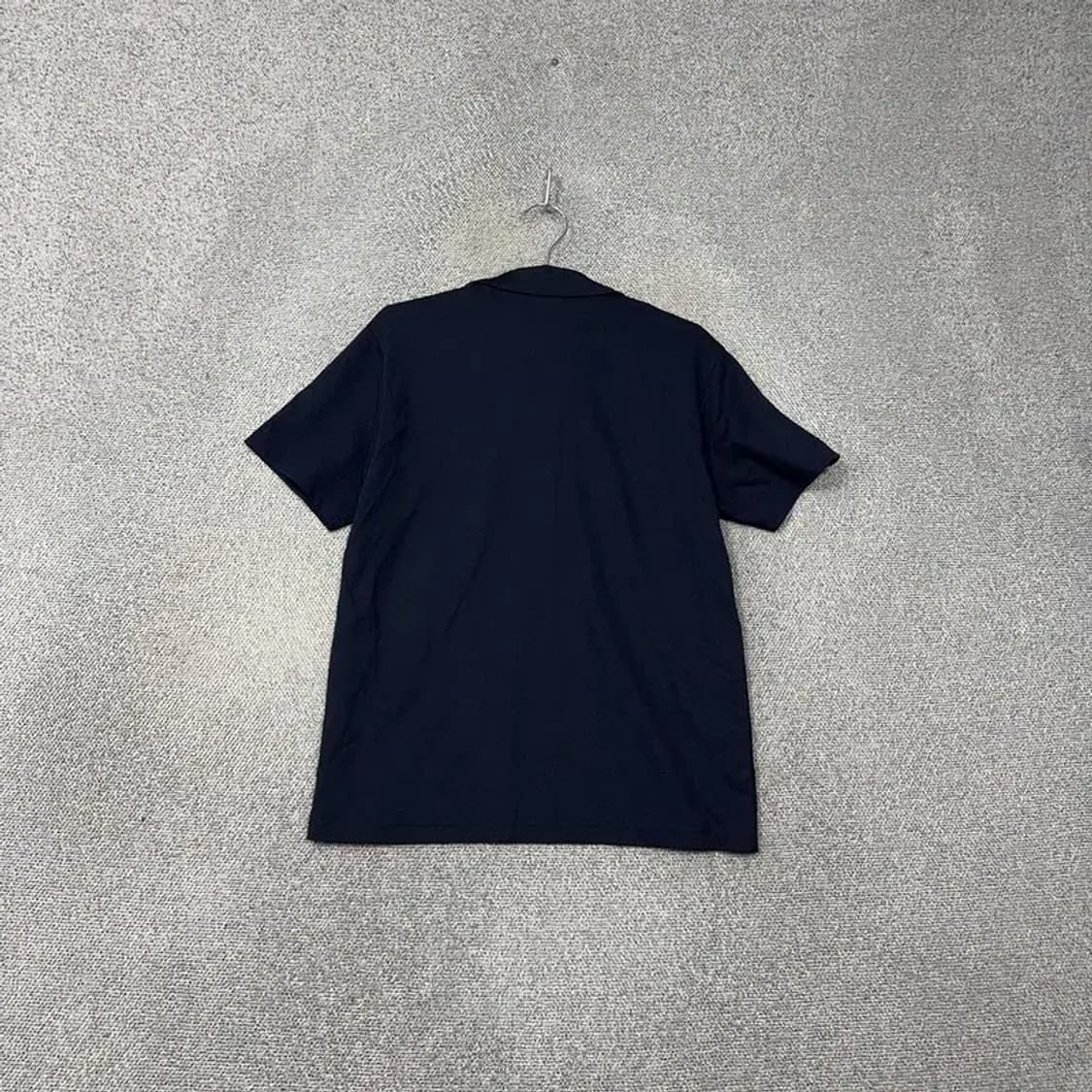 휠라 네이비 로고 남성 기능성 운동 반팔 카라티 105 상품이미지2