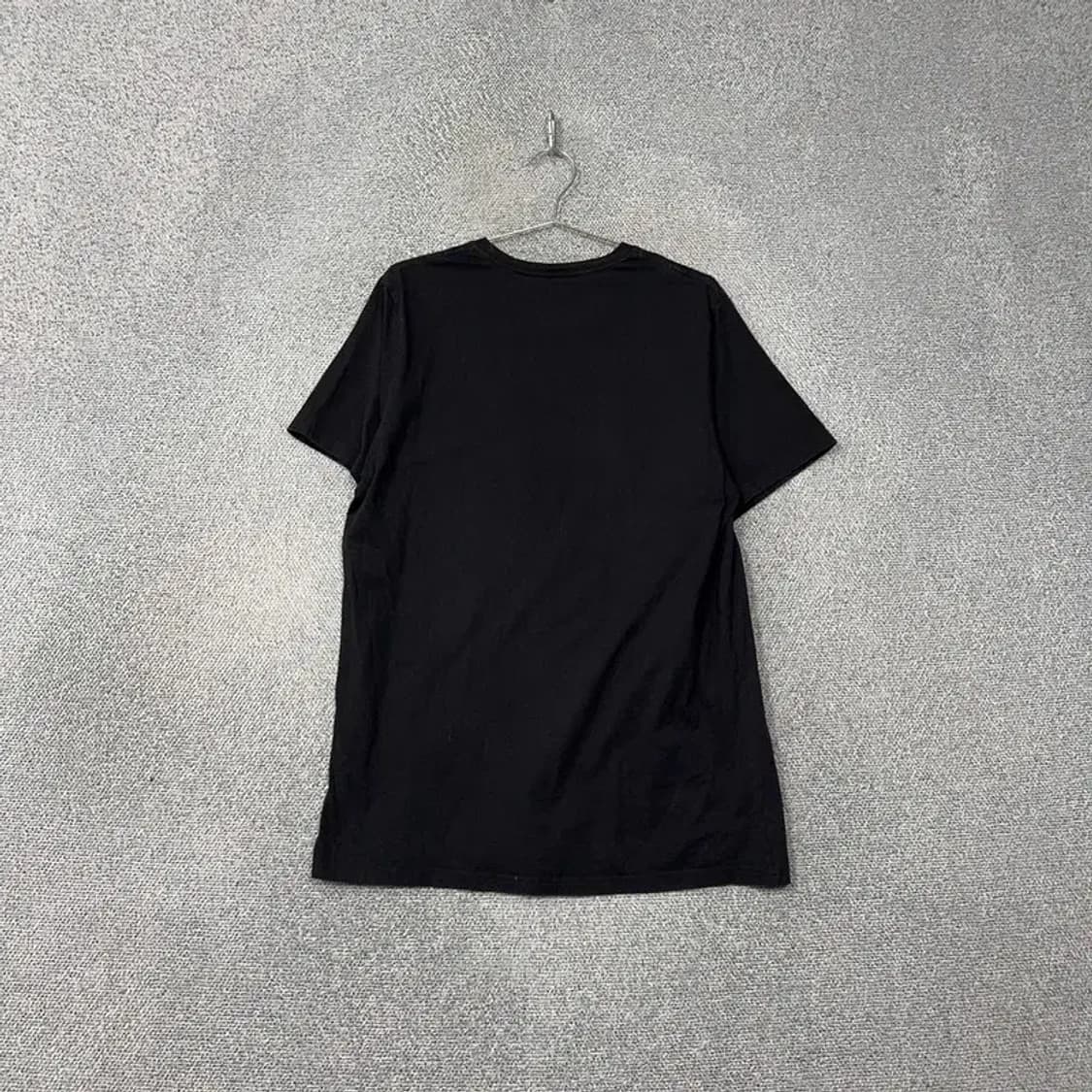 타미힐피거 블랙 심플 로고 코튼 남성 반팔 티 L/G 상품이미지2