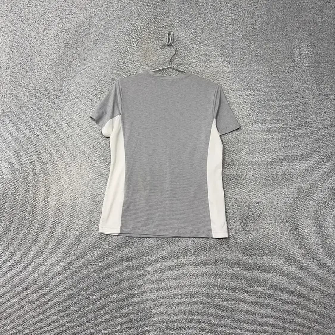 아이더 프린팅 라이트 그레이 운동 기능성 반팔 티 L 상품이미지2