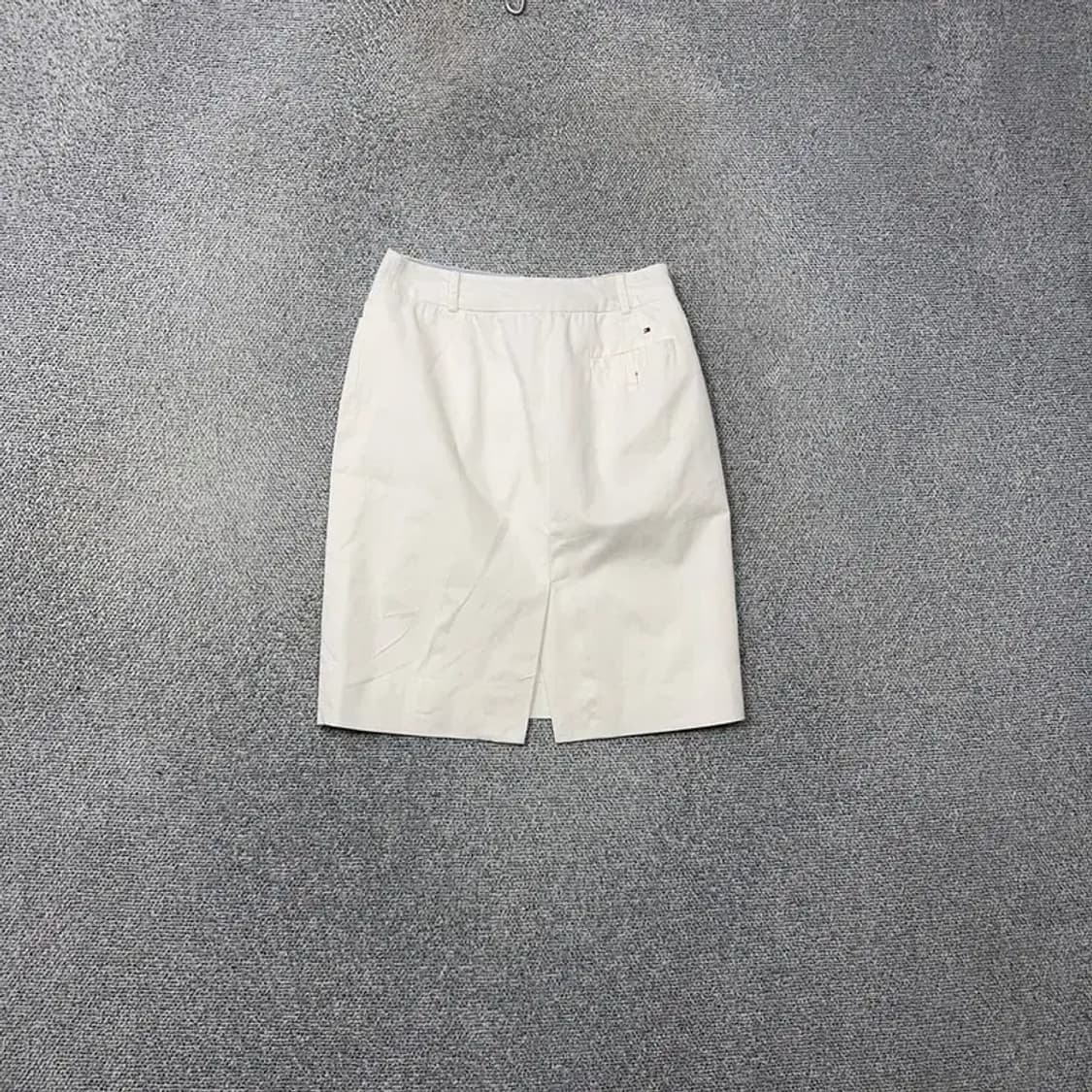 타미힐피거 화이트 캐주얼 코튼 스커트 25 상품이미지2