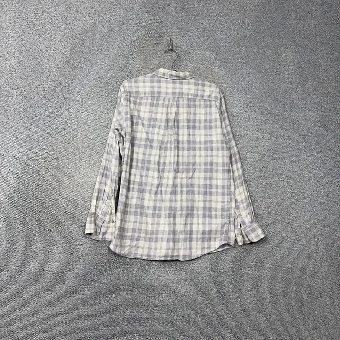 유니클로 남성 캐주얼 코튼 체크 셔츠 L 상품이미지2