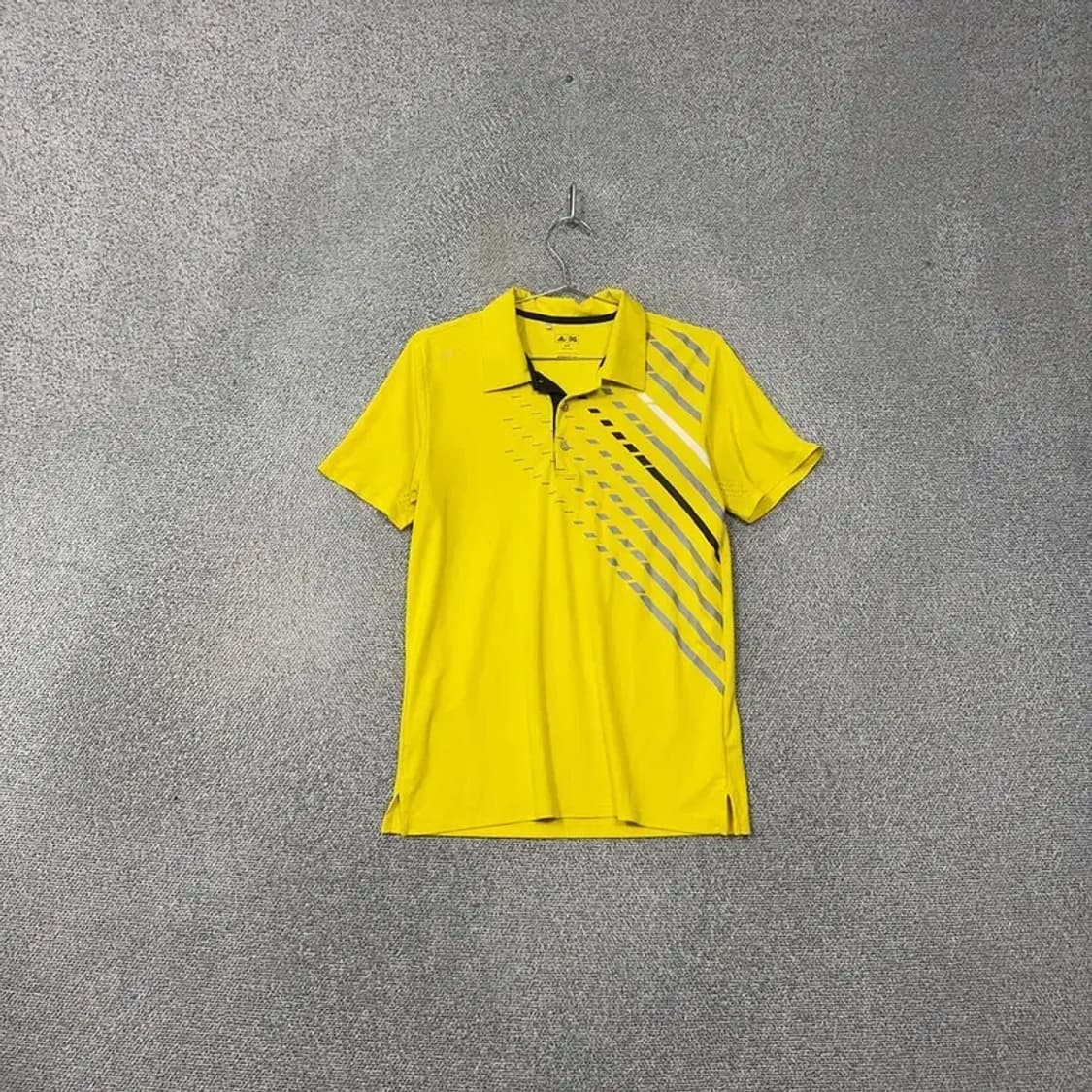 아디다스 골프 옐로우 기능성 반팔 카라티 95 상품이미지1