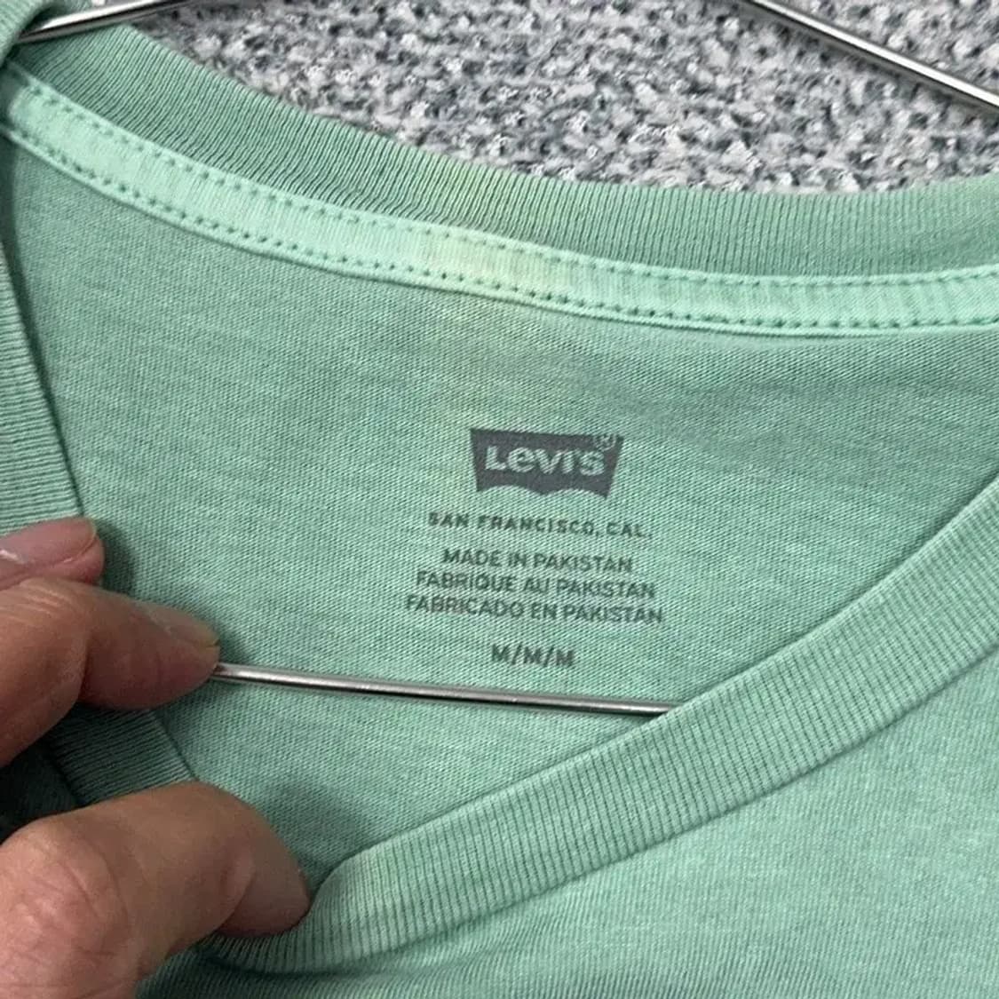 리바이스 프린팅 로고 피그먼트 반팔티 M 상품이미지3