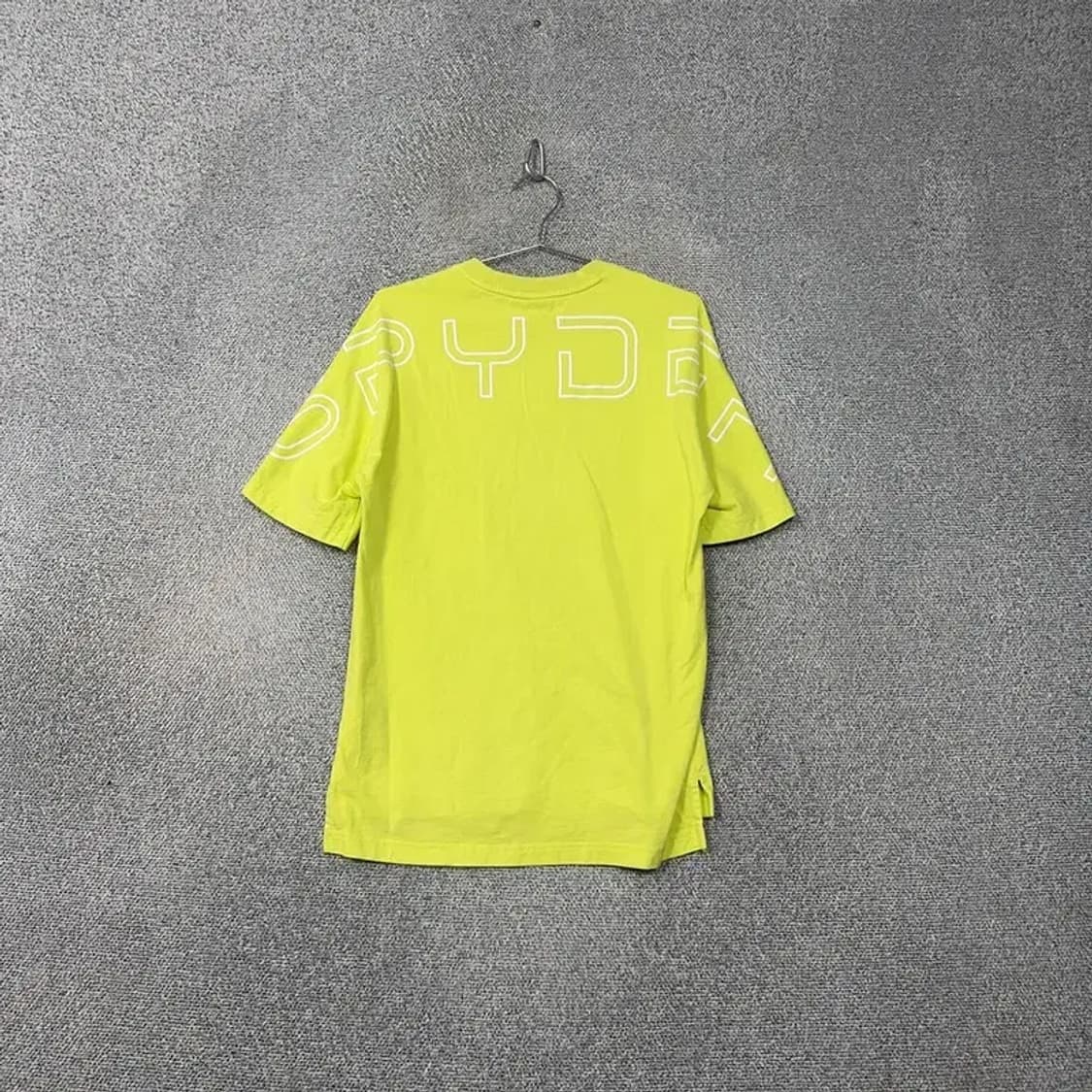 스파이더 형광 프린팅 센터 로고 기능성 반팔티 S 상품이미지2