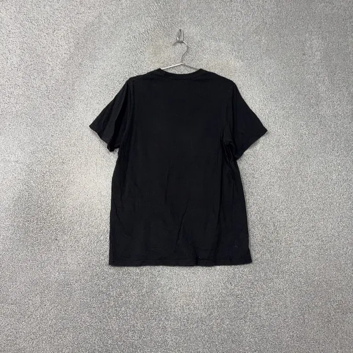 아디다스 프린팅 빅로고 코튼 블랙 반팔 티 L/G 상품이미지2