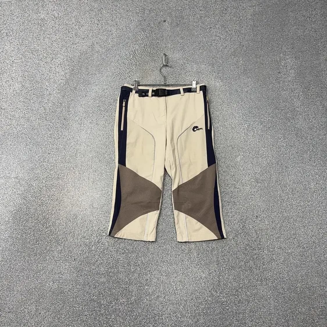 네파 베이지 로고 등산 기능성 5부 팬츠 M 상품이미지1