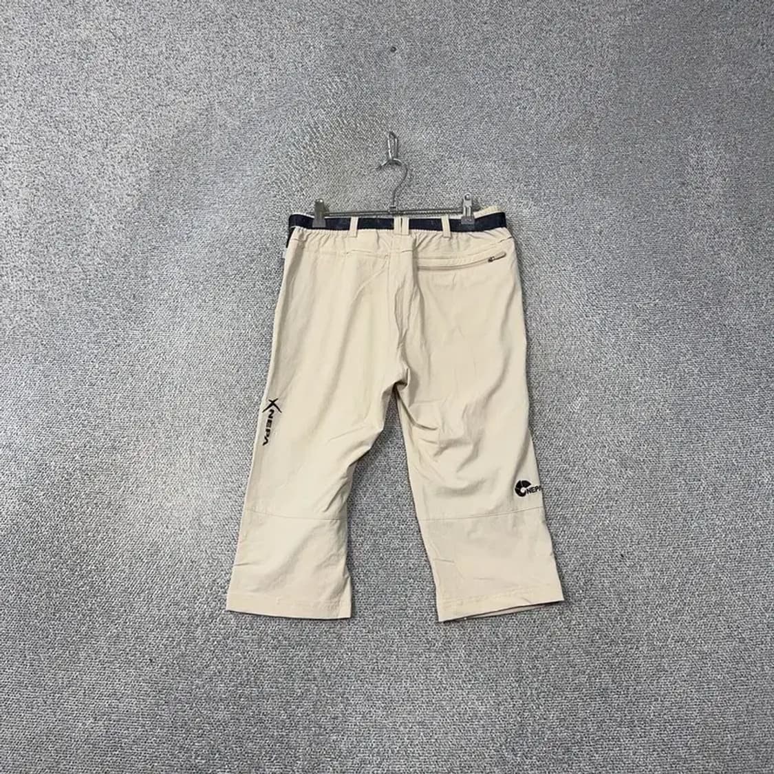 네파 베이지 로고 등산 기능성 5부 팬츠 M 상품이미지2