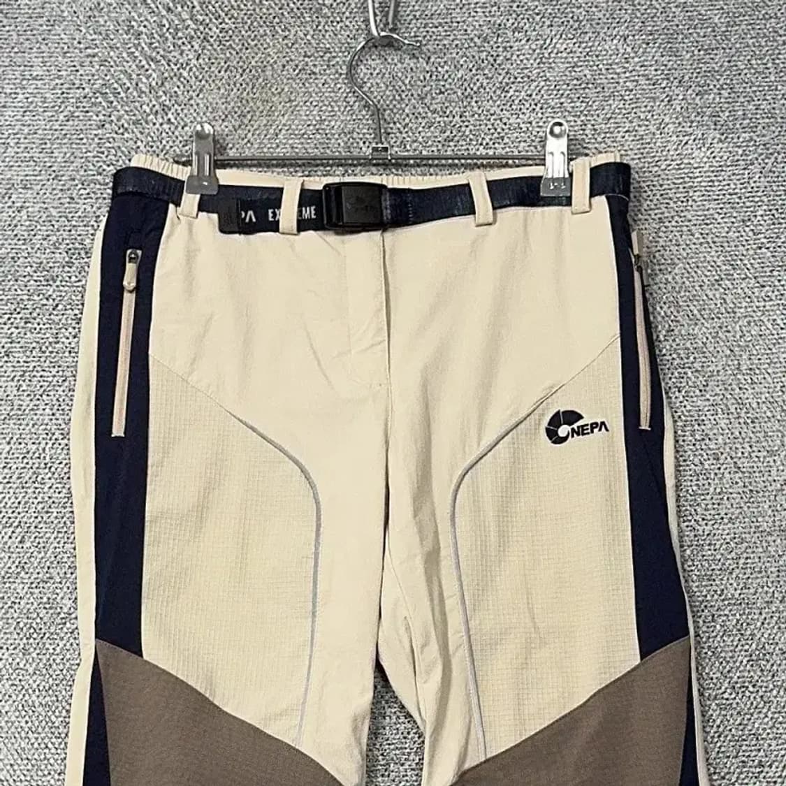 네파 베이지 로고 등산 기능성 5부 팬츠 M 상품이미지3