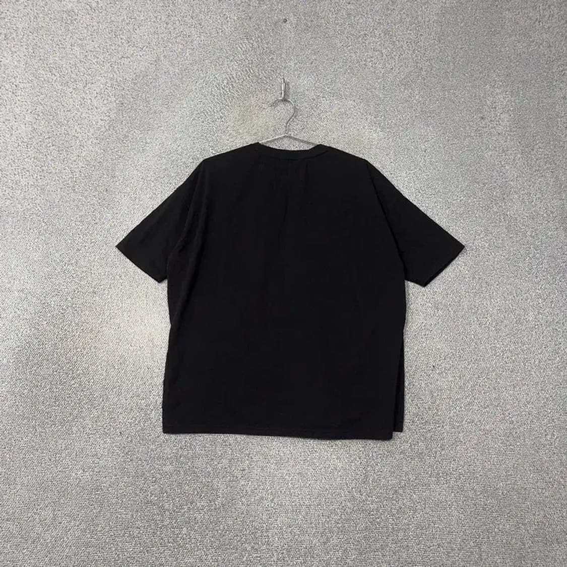 젝시믹스 스펠 로고 프린팅 블랙 오버핏 반팔 티 F 상품이미지2