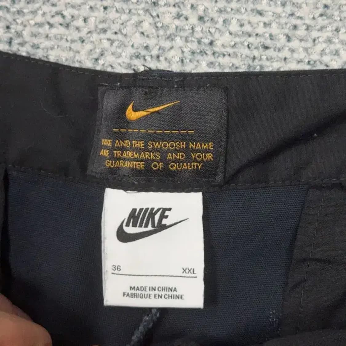 나이키 네이비 로고 운동 기능성 반바지 XXL 상품이미지4