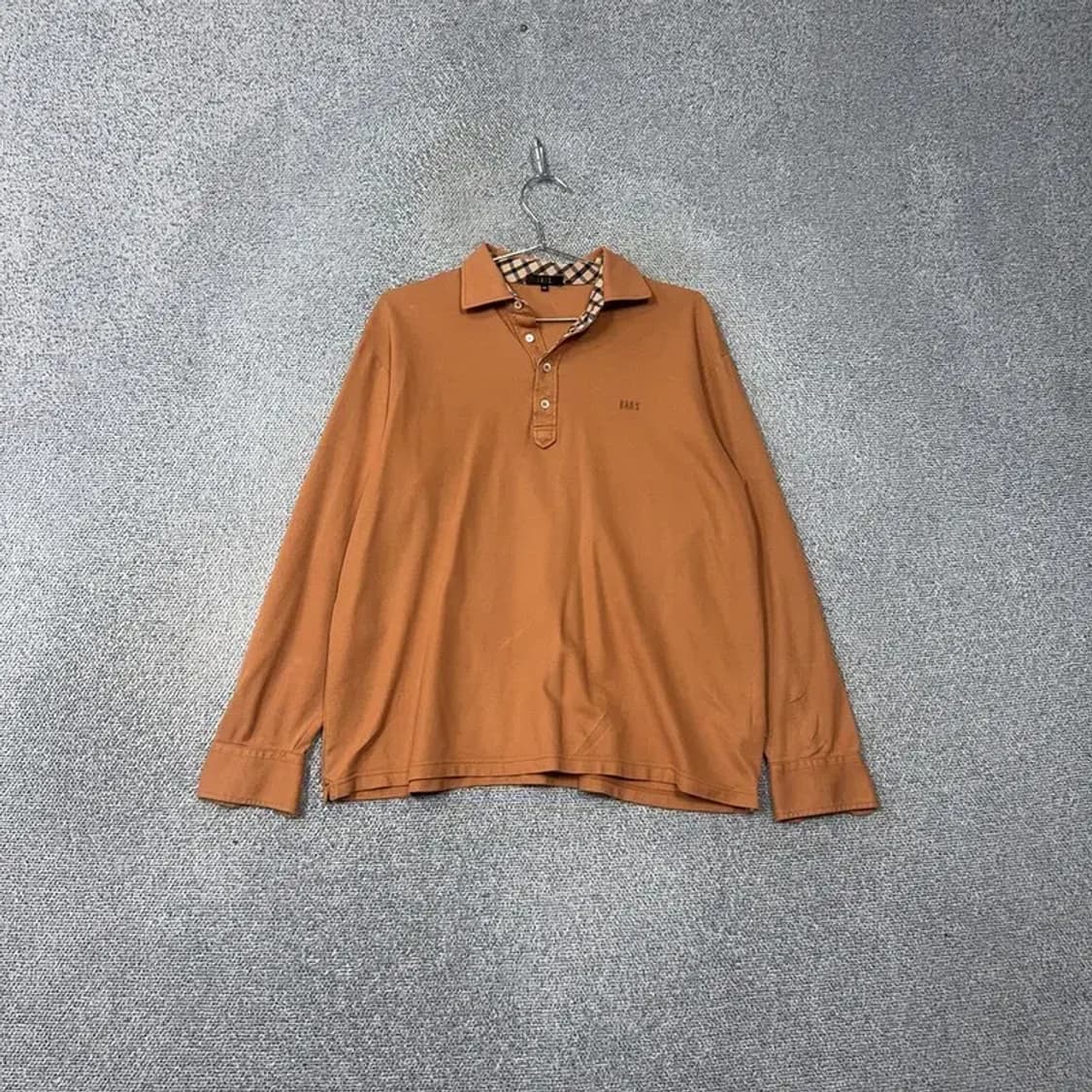 닥스 로고 남성 캐주얼 긴팔 카라티 105 상품이미지1