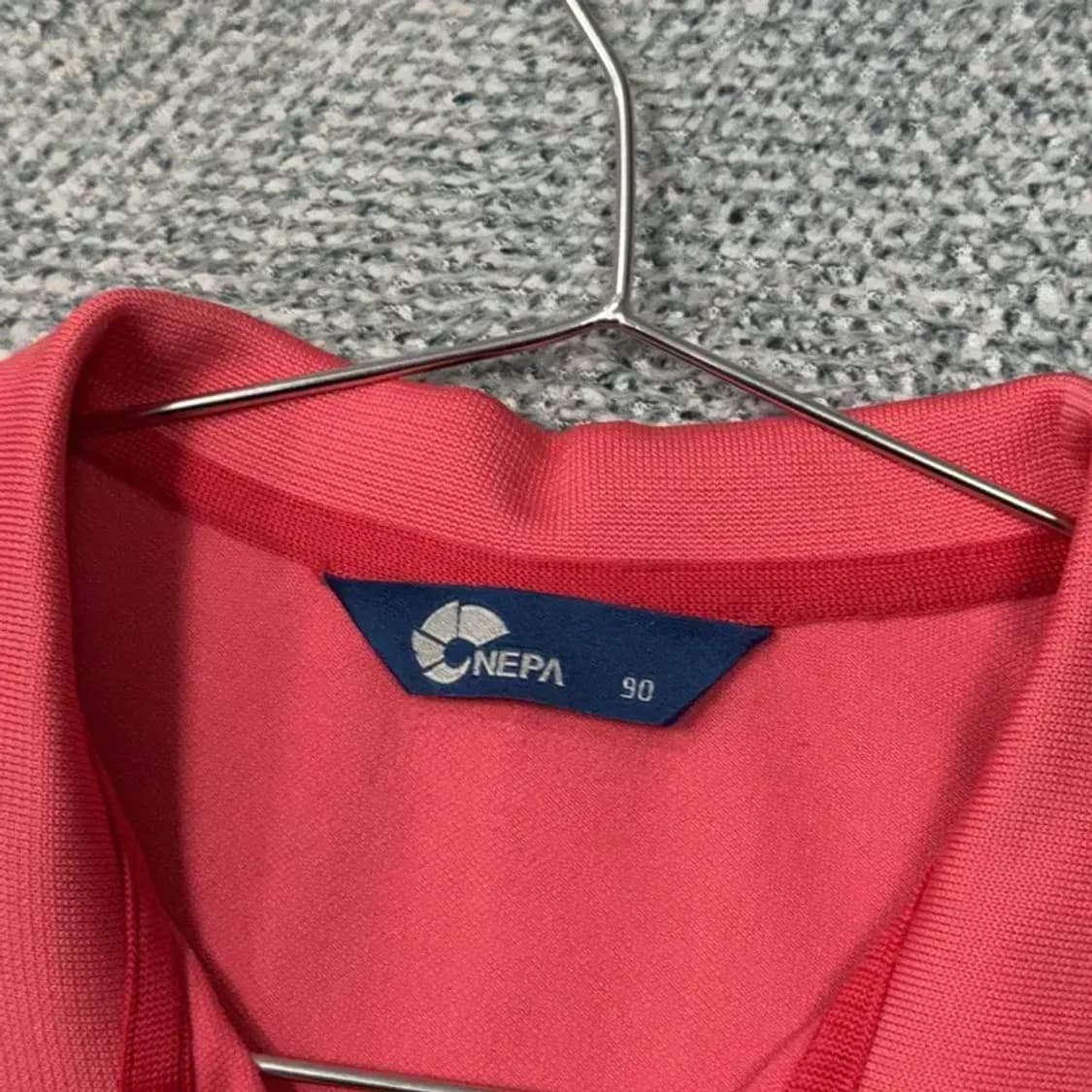 네파 코랄 로고 여성 기능성 반팔 카라티 90 상품이미지3