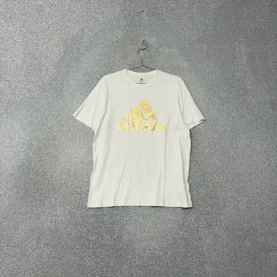 아디다스 프린팅 빅로고 코튼 반팔티 XL 상품이미지1