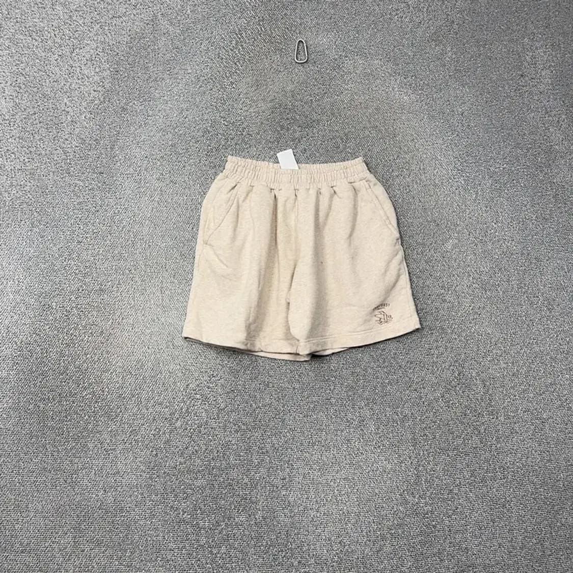 트래블 오트밀 캐주얼 밴딩 코튼 반바지 L 상품이미지1