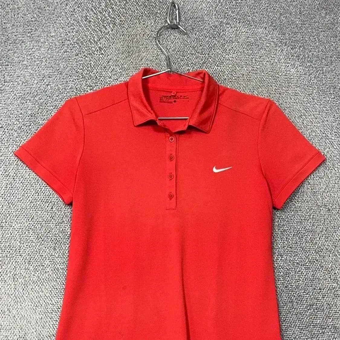 나이키 레드 로고 여성 기능성 반팔 카라티 L 상품이미지3