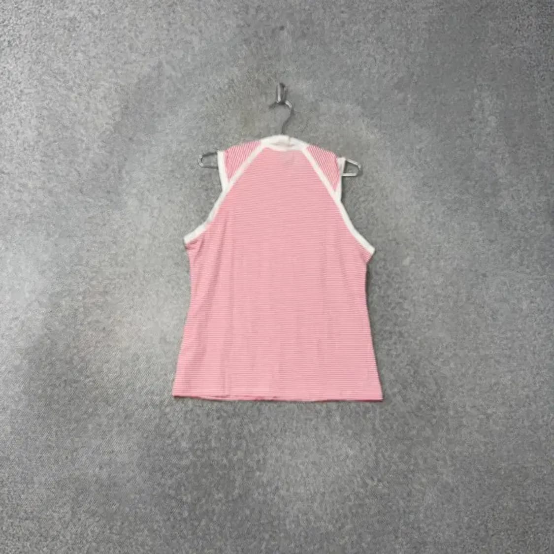 까스텔바작 골프 여성 스트라이프 기능성 민소매 100 상품이미지2