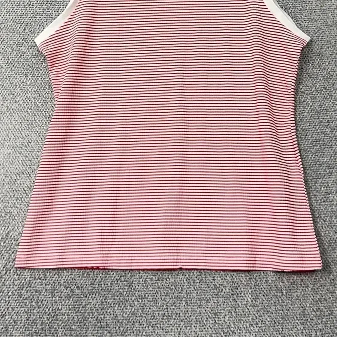 까스텔바작 골프 여성 스트라이프 기능성 민소매 100 상품이미지4