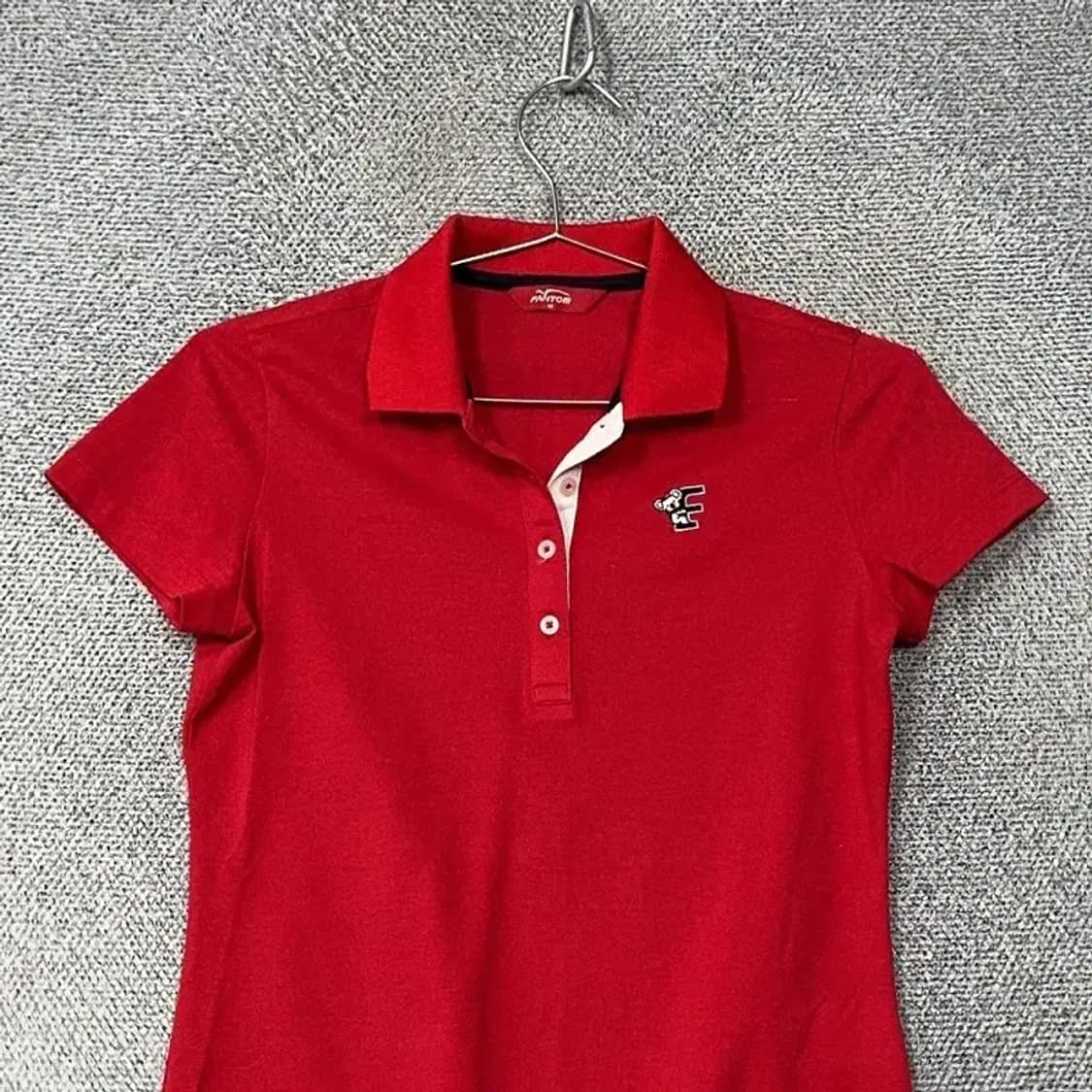 라코스테 레드 로고 여성 반팔 카라티 90 상품이미지3