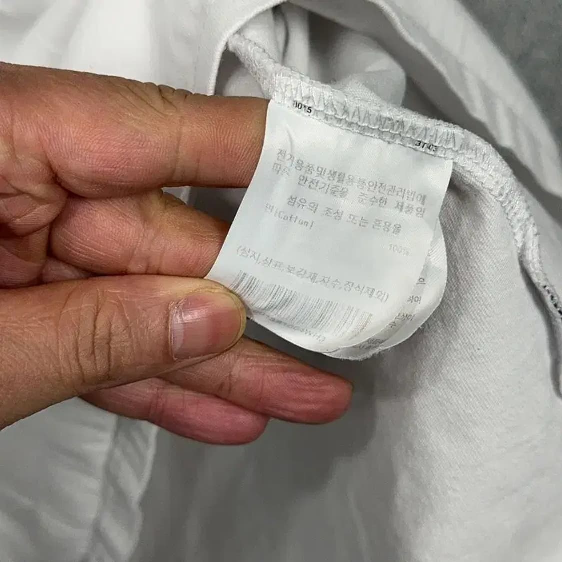 예일 화이트 로고 남성 캐주얼 반팔티 L 상품이미지2