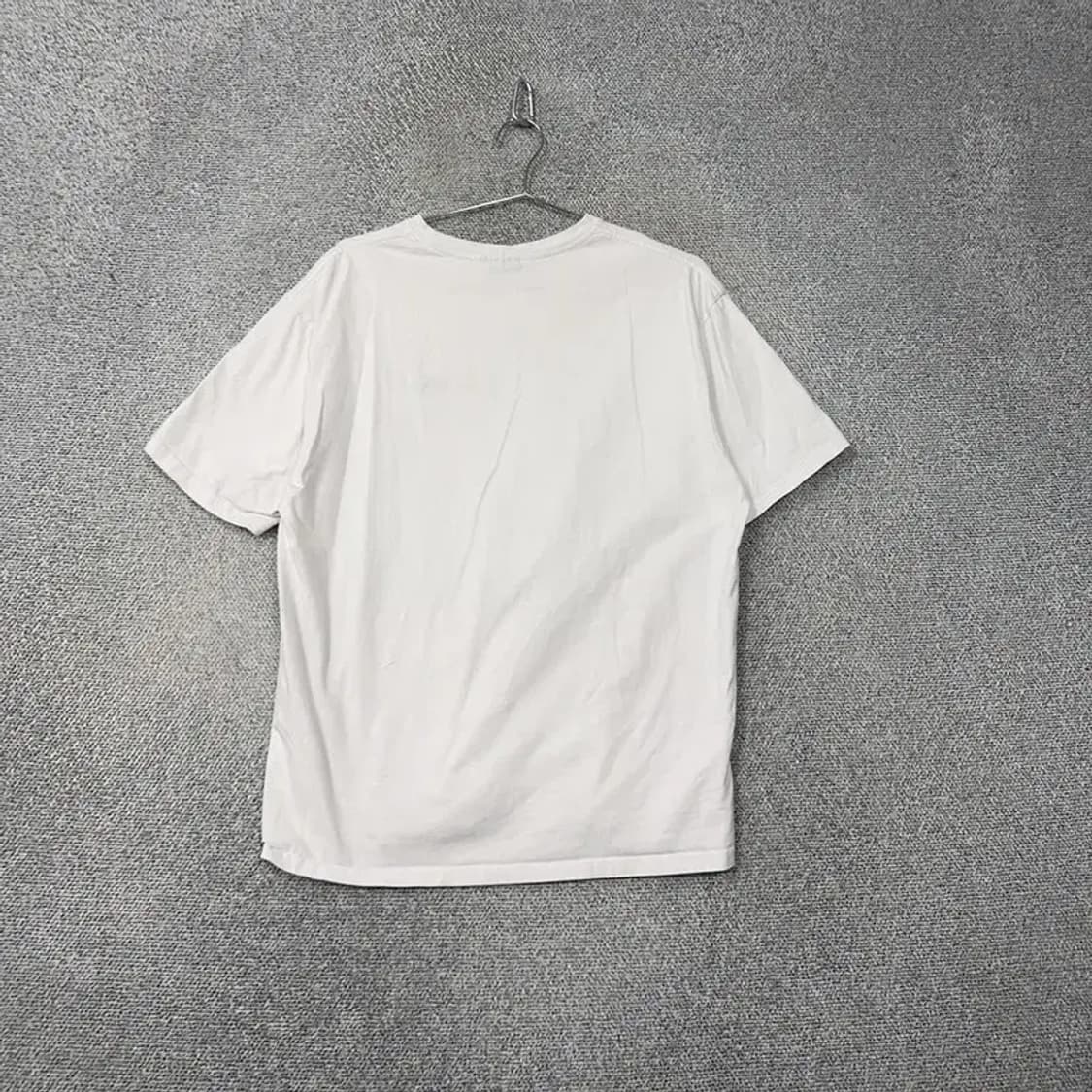 예일 화이트 로고 남성 캐주얼 반팔티 L 상품이미지3