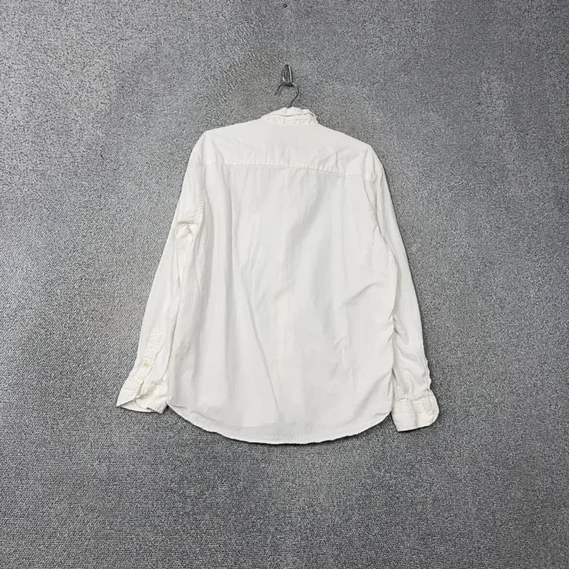 자라 남성 화이트 캐주얼 옥스포드 셔츠 L 상품이미지2