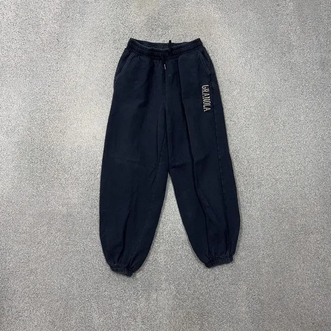 트래블 네이비 로고 프린팅 스웻 조거팬츠 M 상품이미지1