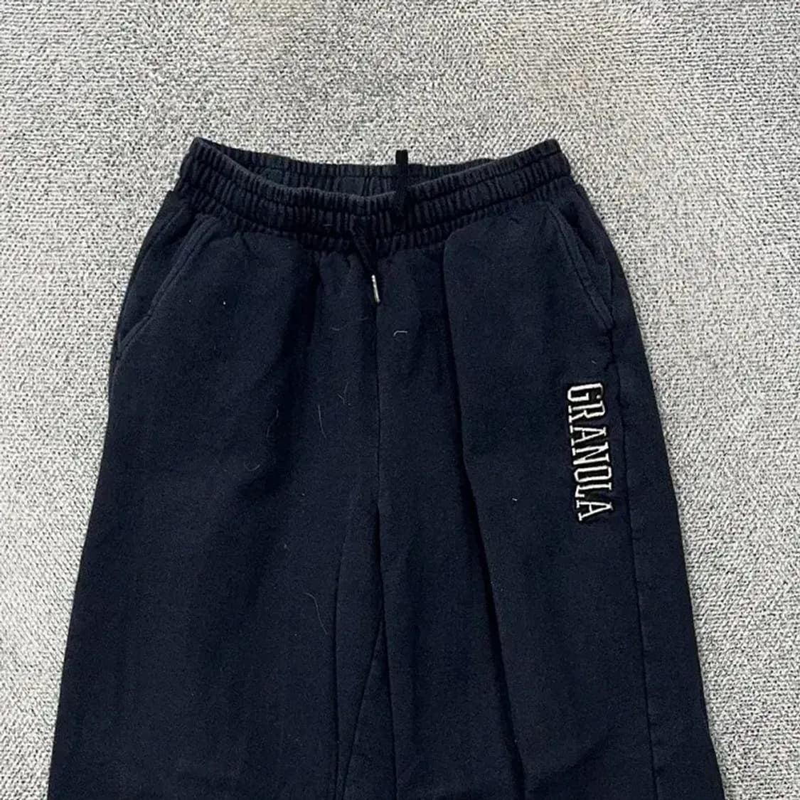 트래블 네이비 로고 프린팅 스웻 조거팬츠 M 상품이미지3