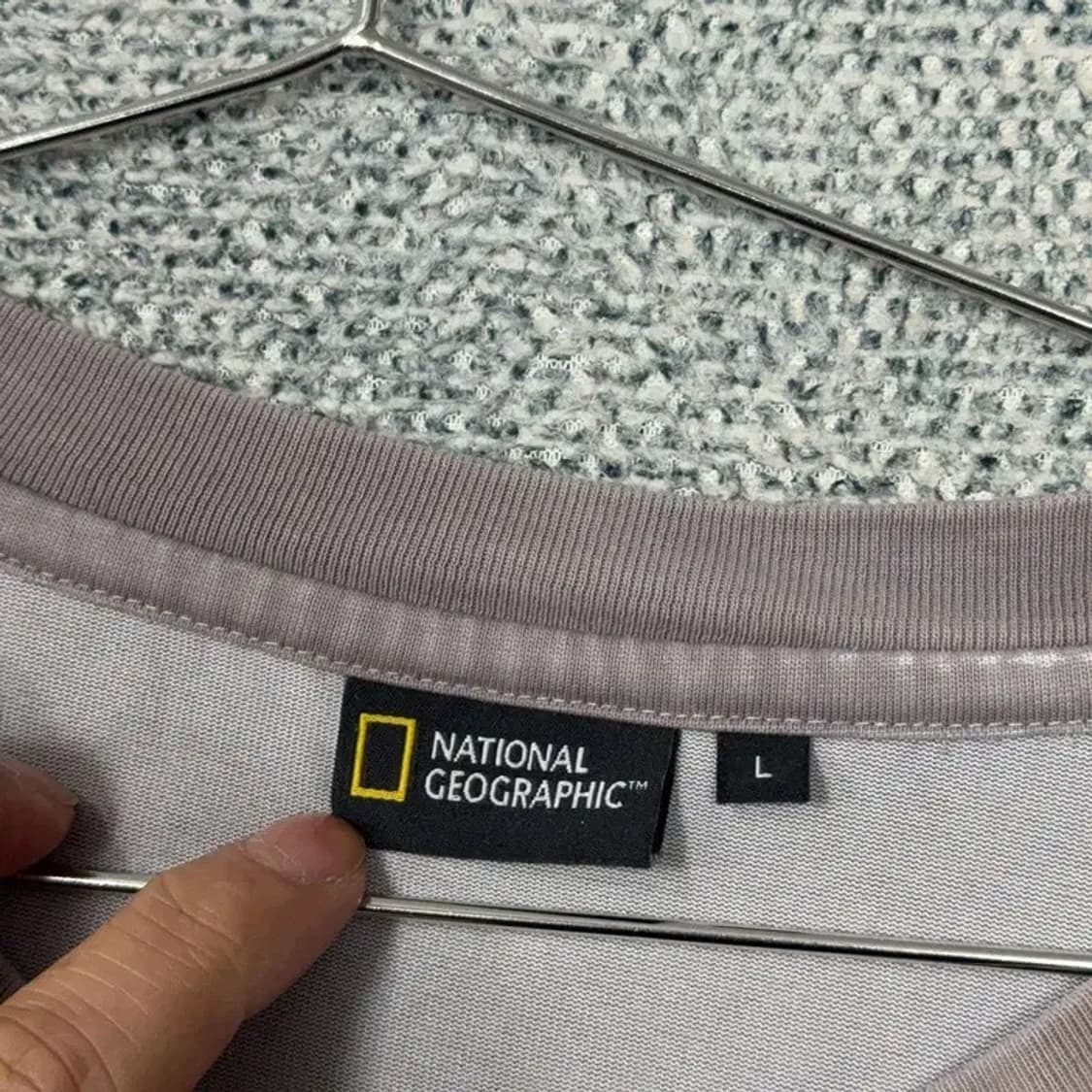 내셔널지오그래픽 빈티지 로고 그라데이션 반팔티 L 상품이미지3