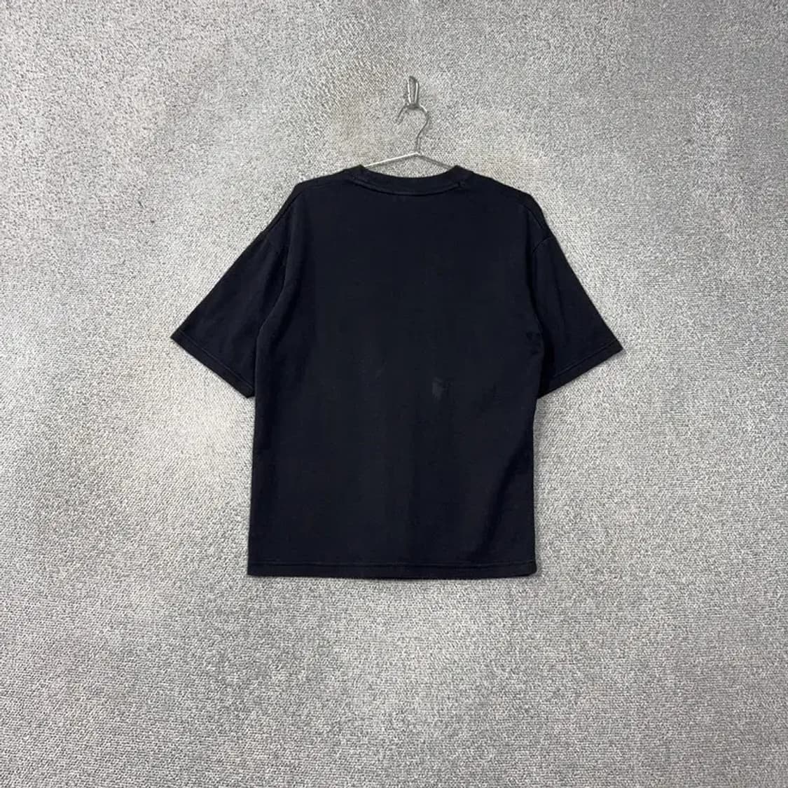 후아유 캐주얼 로고 프린팅 네이비 반팔 티 M 상품이미지2