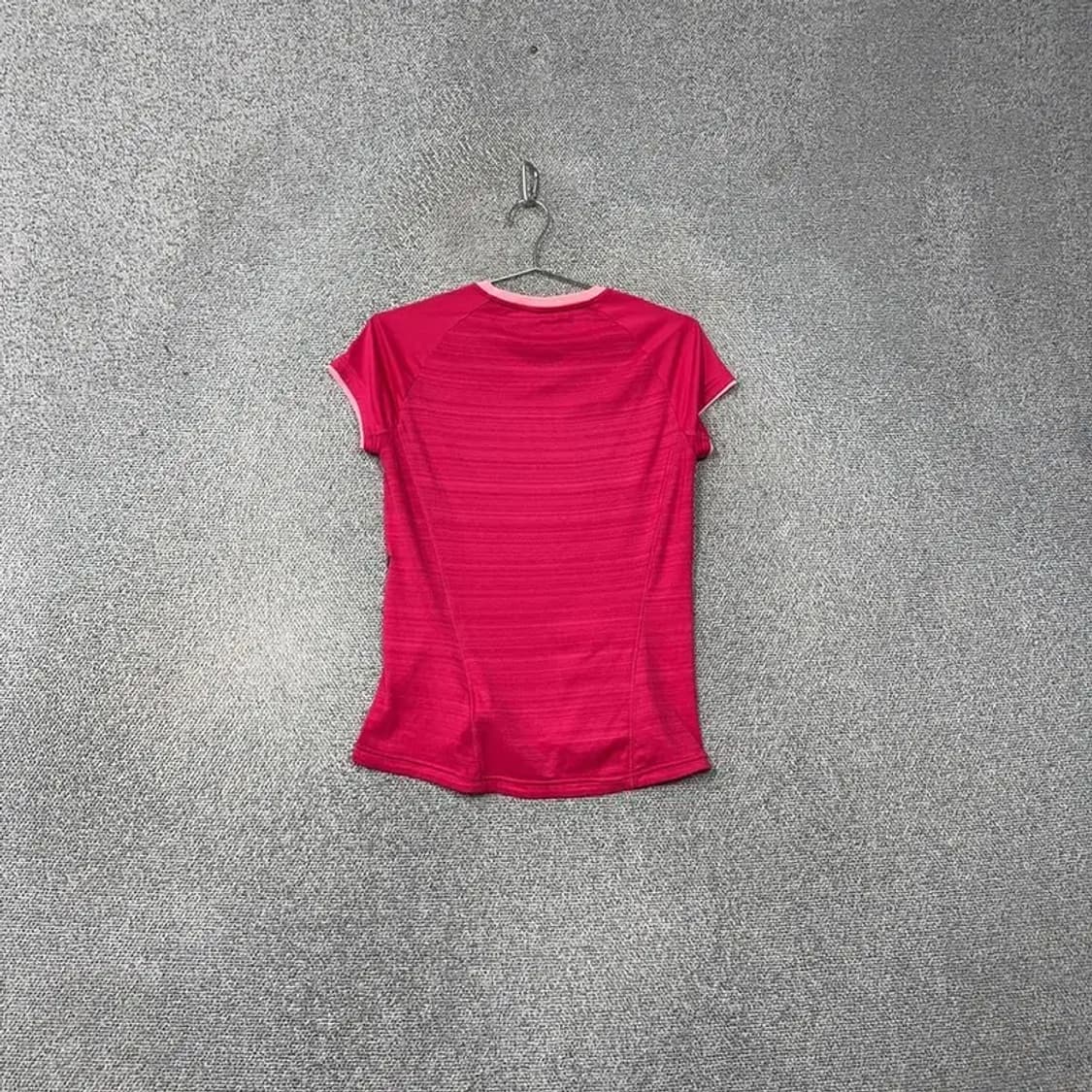 아디다스 핑크 로고 여성 운동 기능성 반팔티 S 상품이미지2