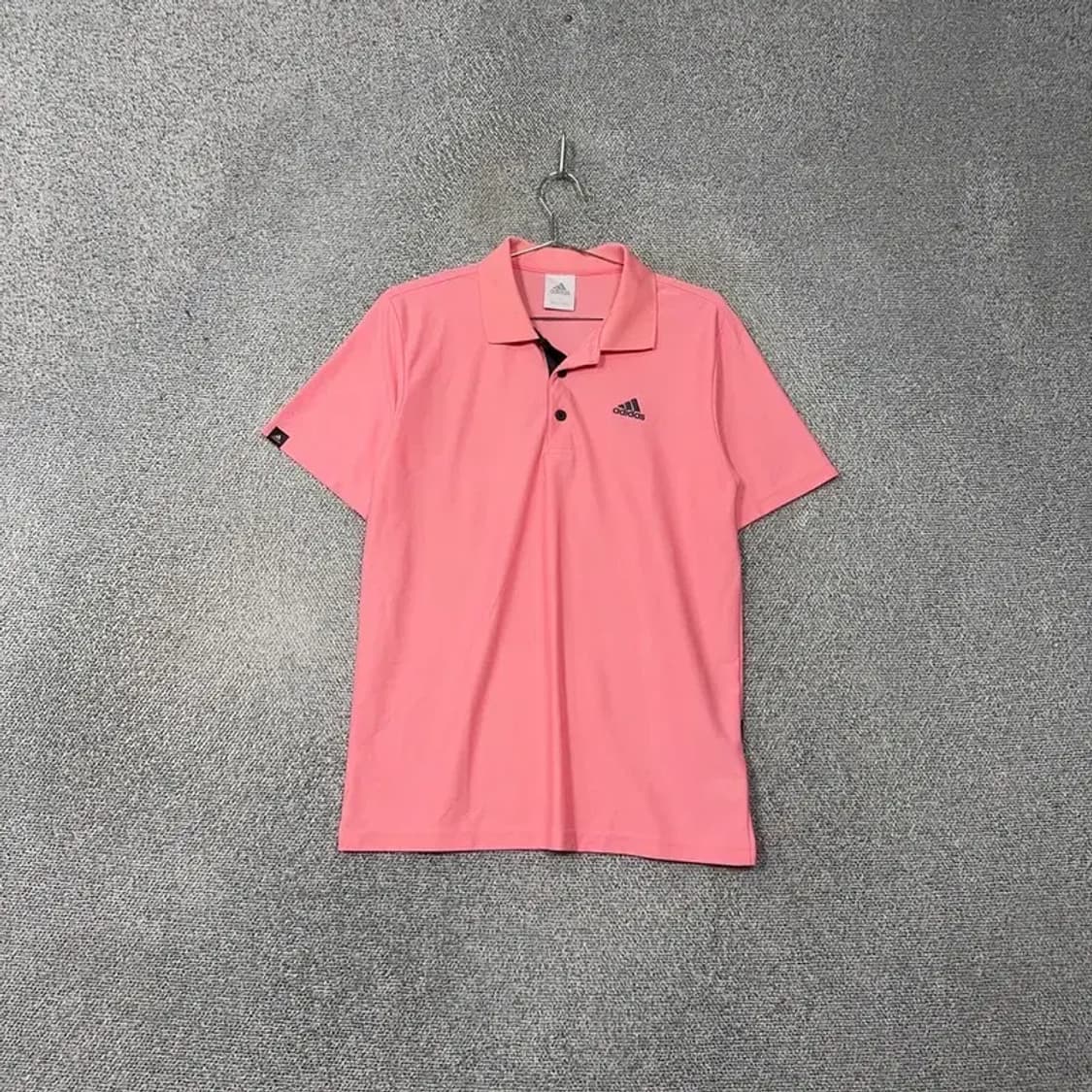 아디다스 핑크 로고 기능성 남성 반팔 카라티 95 상품이미지1