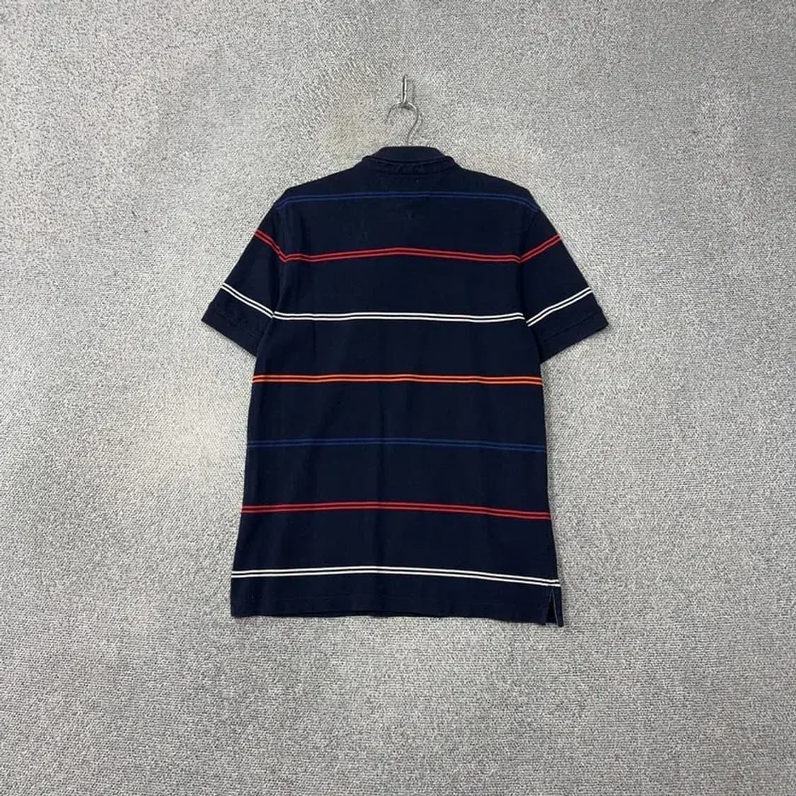 타미힐피거 스트라이프 네이비 자수 로고 반팔 카라티 M 상품이미지2