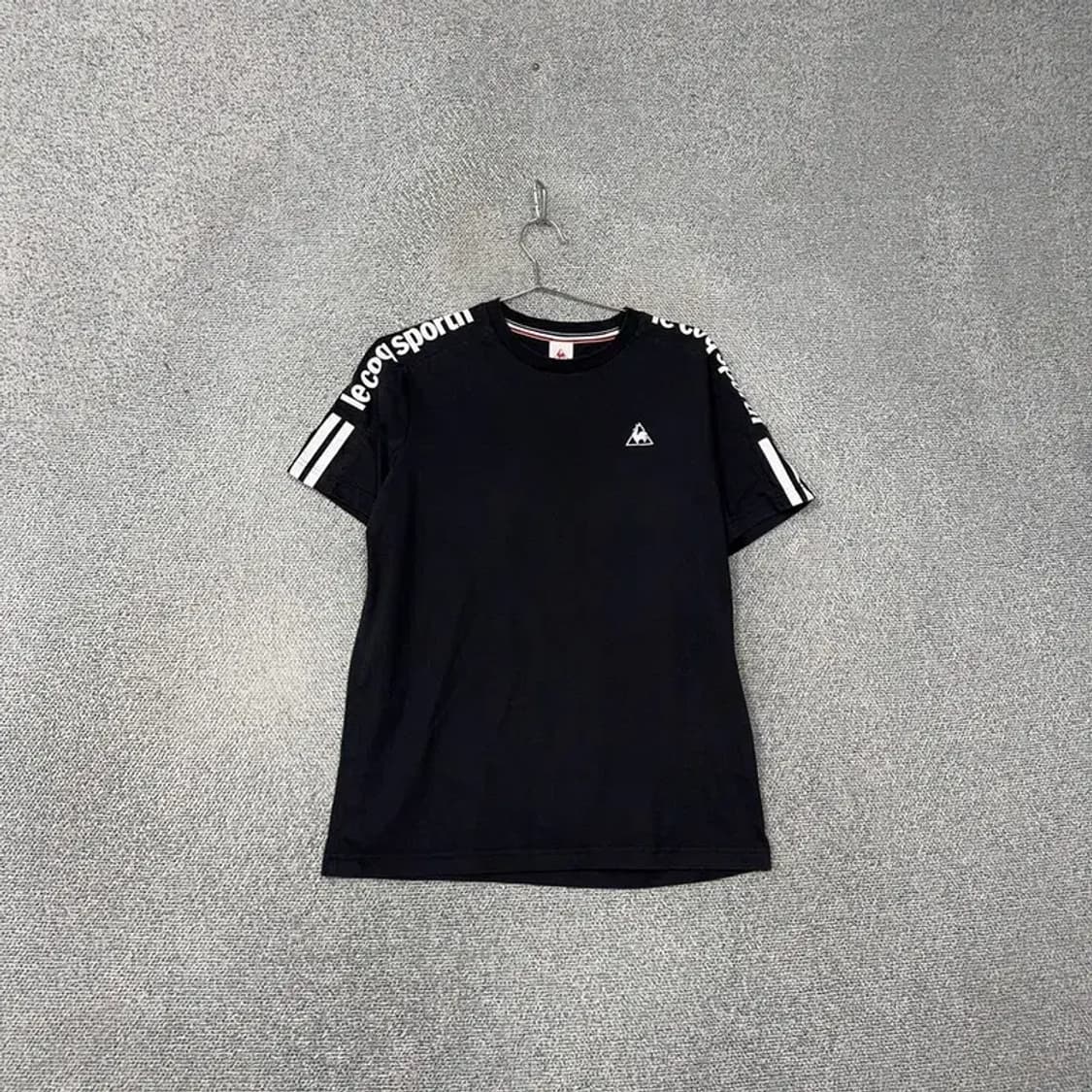 르꼬끄 로고 캐주얼 블랙 반팔티 L 상품이미지1