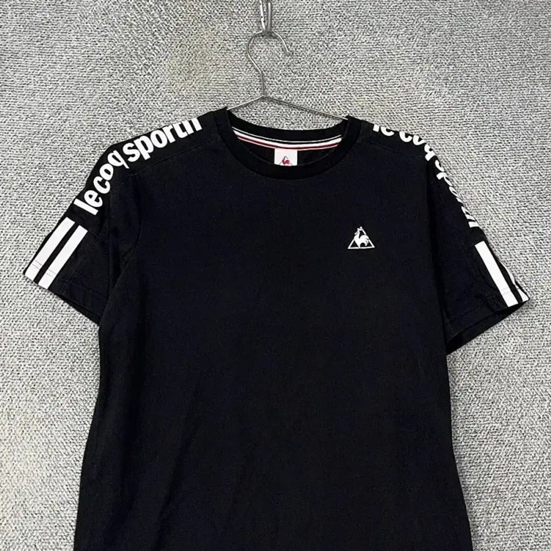 르꼬끄 로고 캐주얼 블랙 반팔티 L 상품이미지3