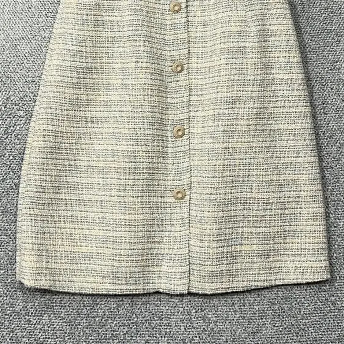 미쏘 스트라이프 클래식 트위드 여성 원피스 S 상품이미지4