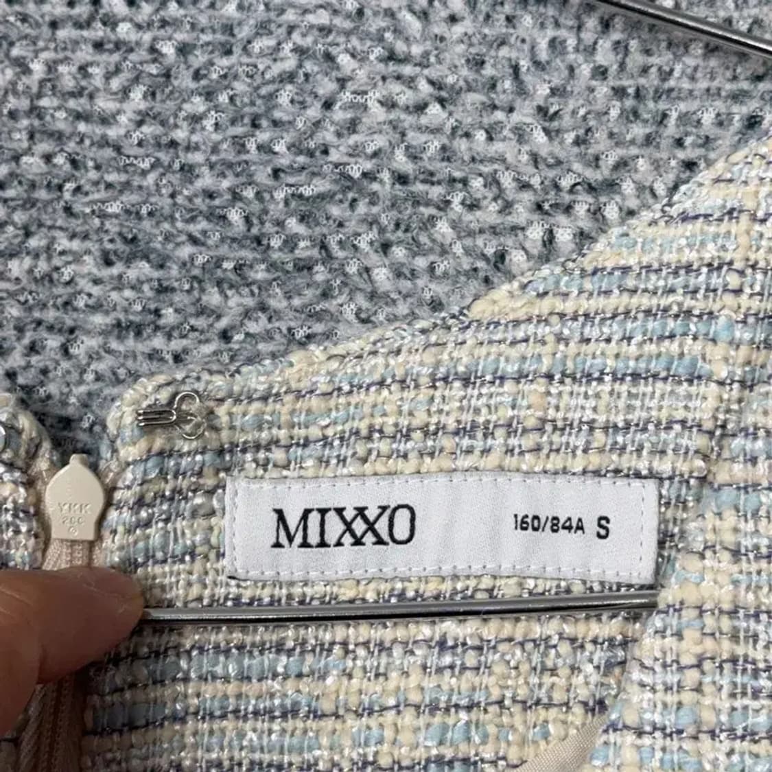 미쏘 스트라이프 클래식 트위드 여성 원피스 S 상품이미지5