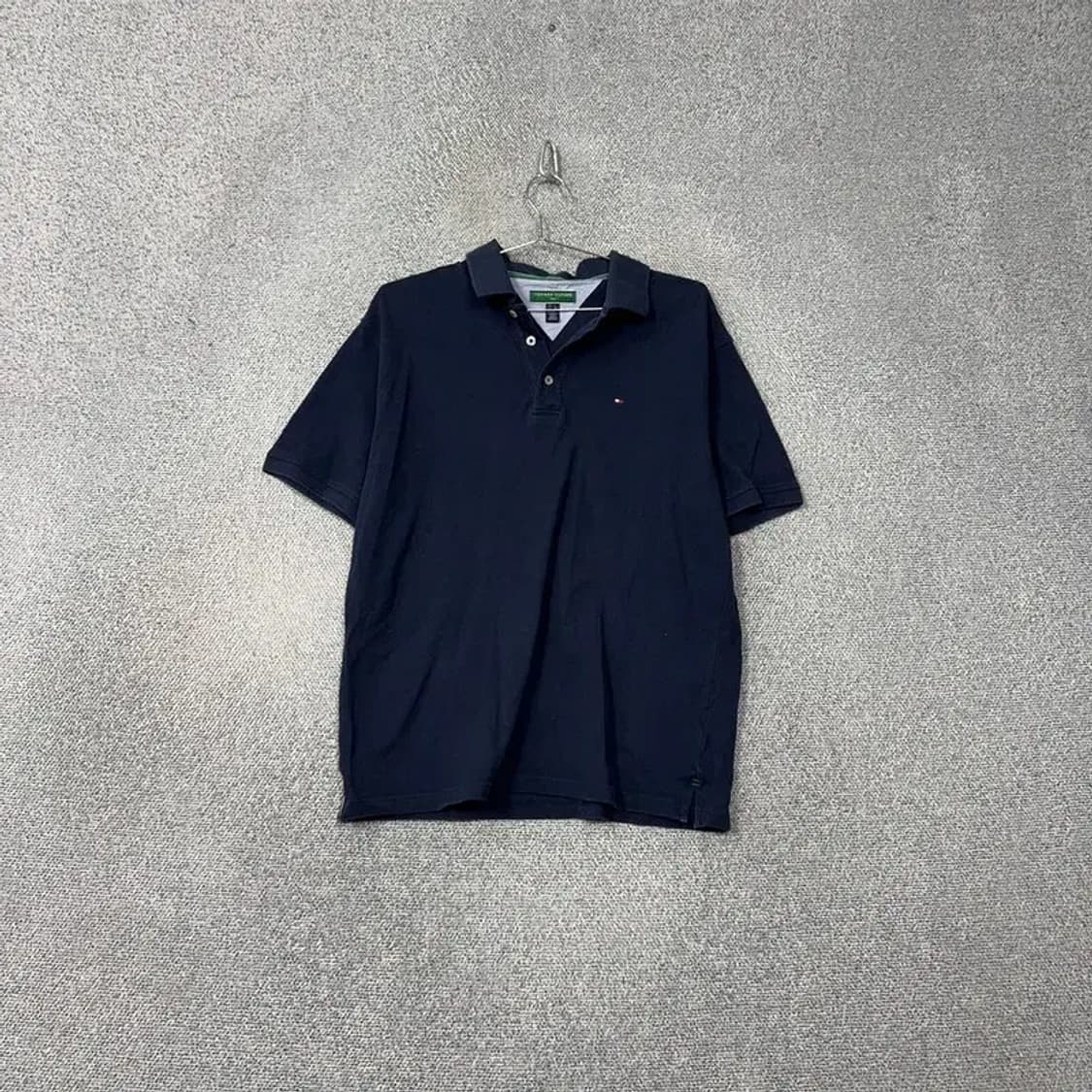 타미힐피거 네이비 로고 남성 반팔 카라티 L 상품이미지1