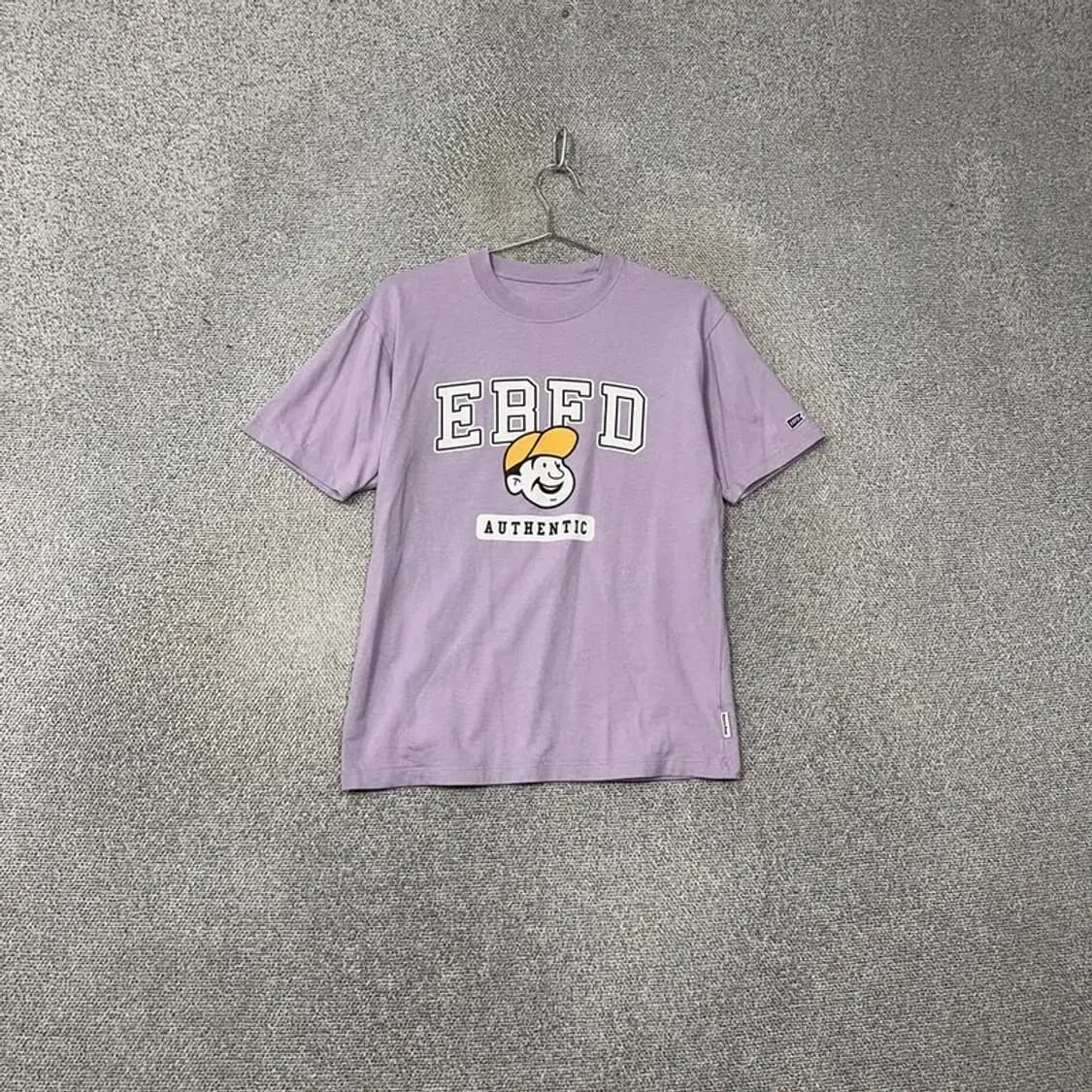 이벳필드 프린팅 라이트 퍼플 반팔 티 85(XS) 상품이미지1