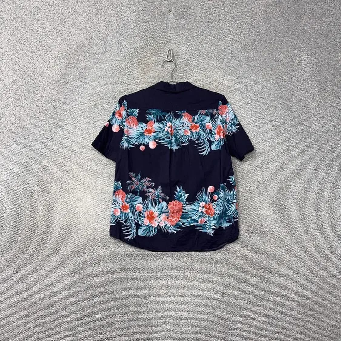 라코스테 플라워 패턴 빈티지 반팔 셔츠 34 상품이미지2