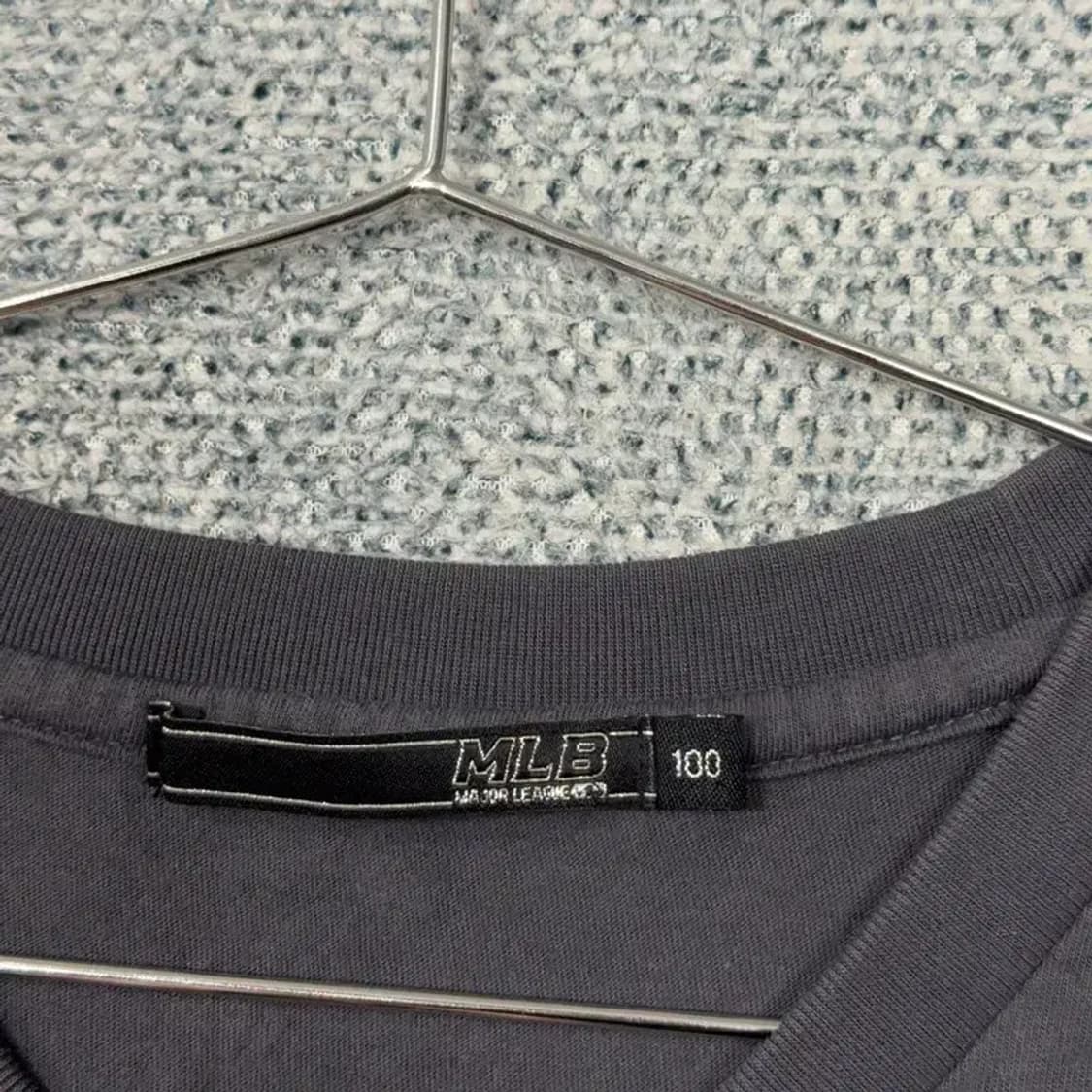 MLB 보스턴 레드삭스 로고 그레이 반팔티 100 상품이미지3